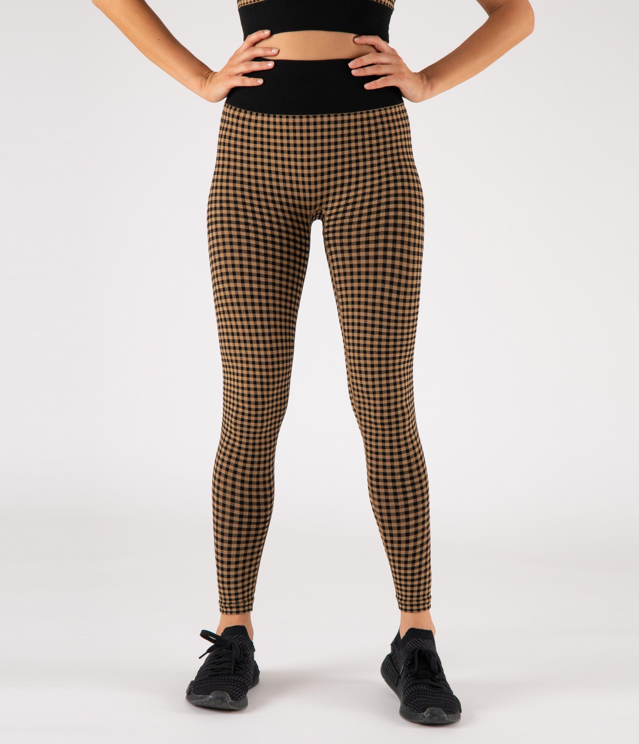 LEGGINGS SUTTON – CHECK – BLACK AND LION