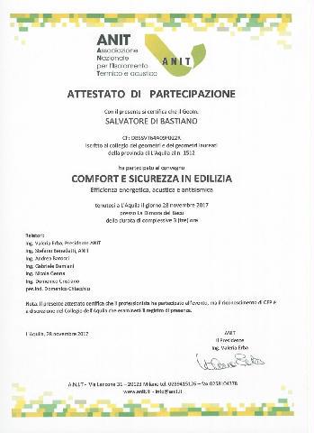 Confort e sicurezza in edilizia