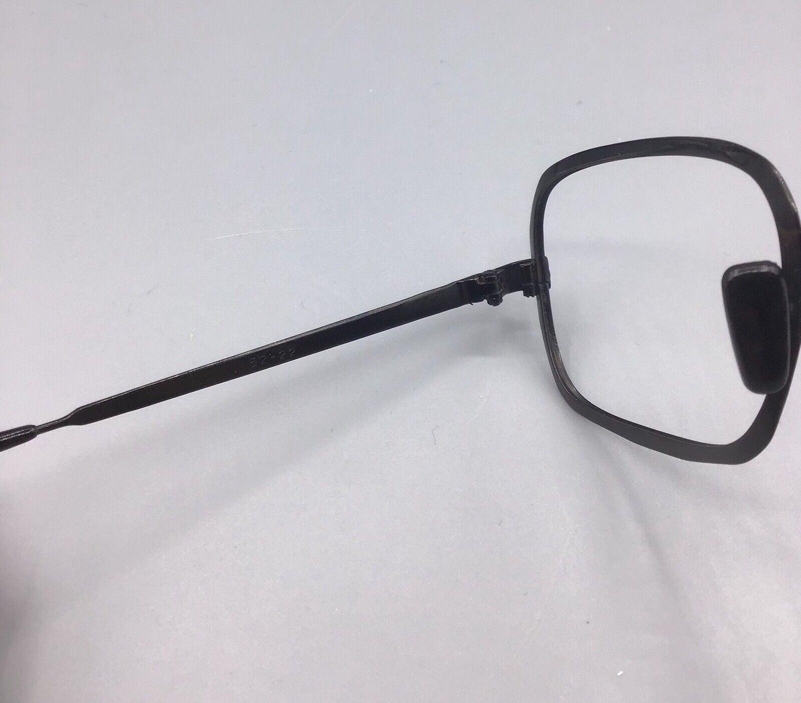 Metalflex occhiale vintage eyewear frame brillen lunettes +case black