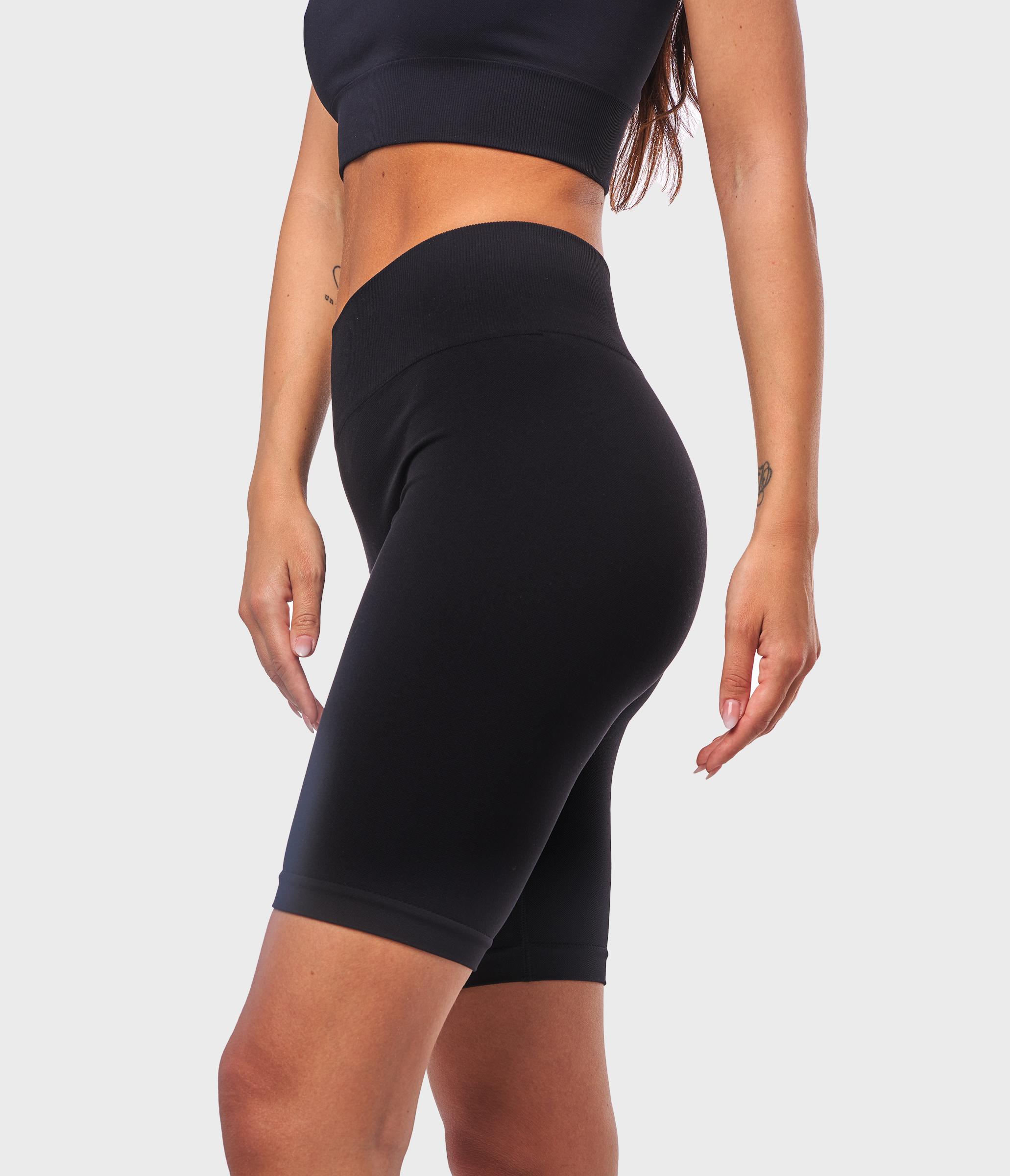 BIKER SHORTS SPORTIVI LEN ONE BLOCK - BLACK