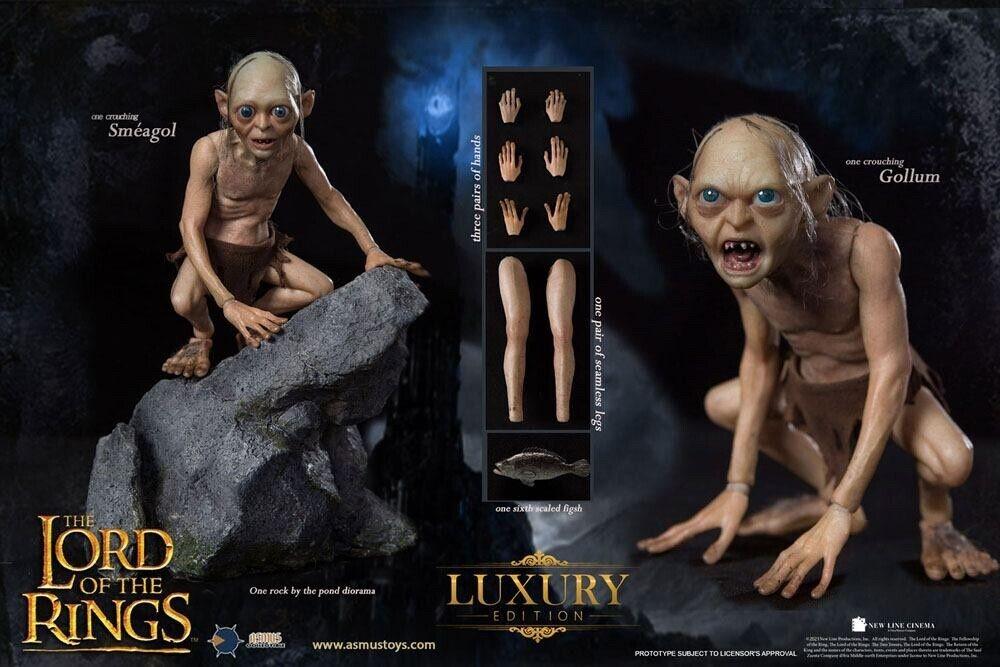 Asmus Toys GOLLUM SMEAGOL 1/6 Figure LUXURY EDITON Lord of The Rings 19 cm. DOLL
