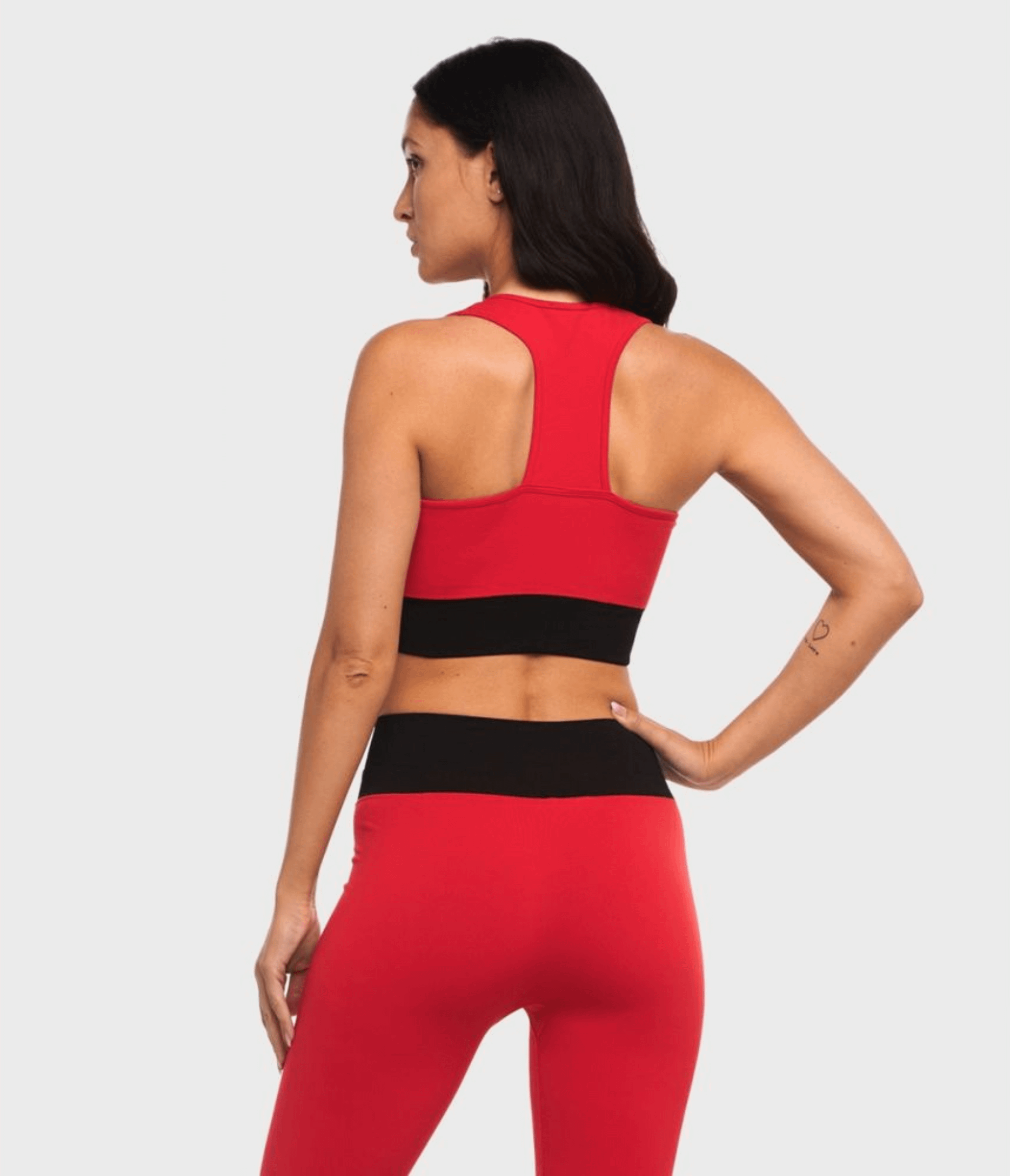 TOP SPORTIVO KAIA - BRB – BRIGHT RED/BLACK