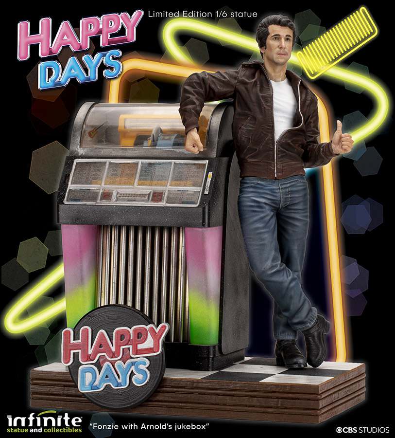 Infinite Statue FONZIE JukeBox HAPPY DAYS 1/6 RESIN STATUE Old & Rare