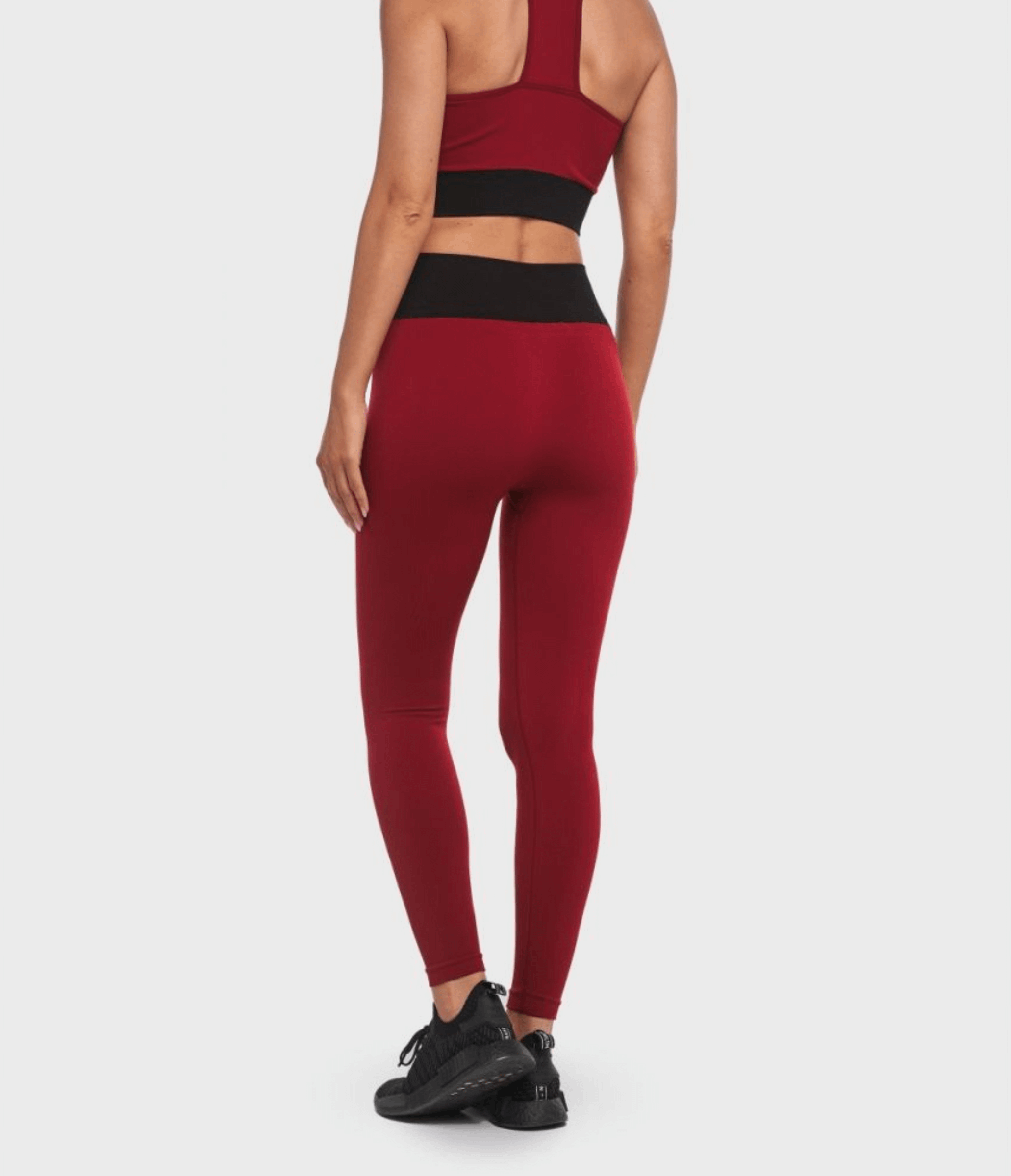 LEGGINGS SPORTIVO RIVINGTON - BRB – RHUBARB/BLACK