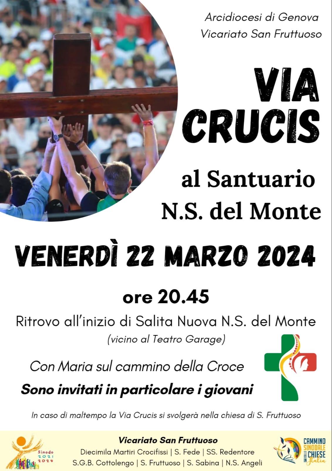 Via Crucis vicariale giovanile - Venerdì 22 Marzo 2024