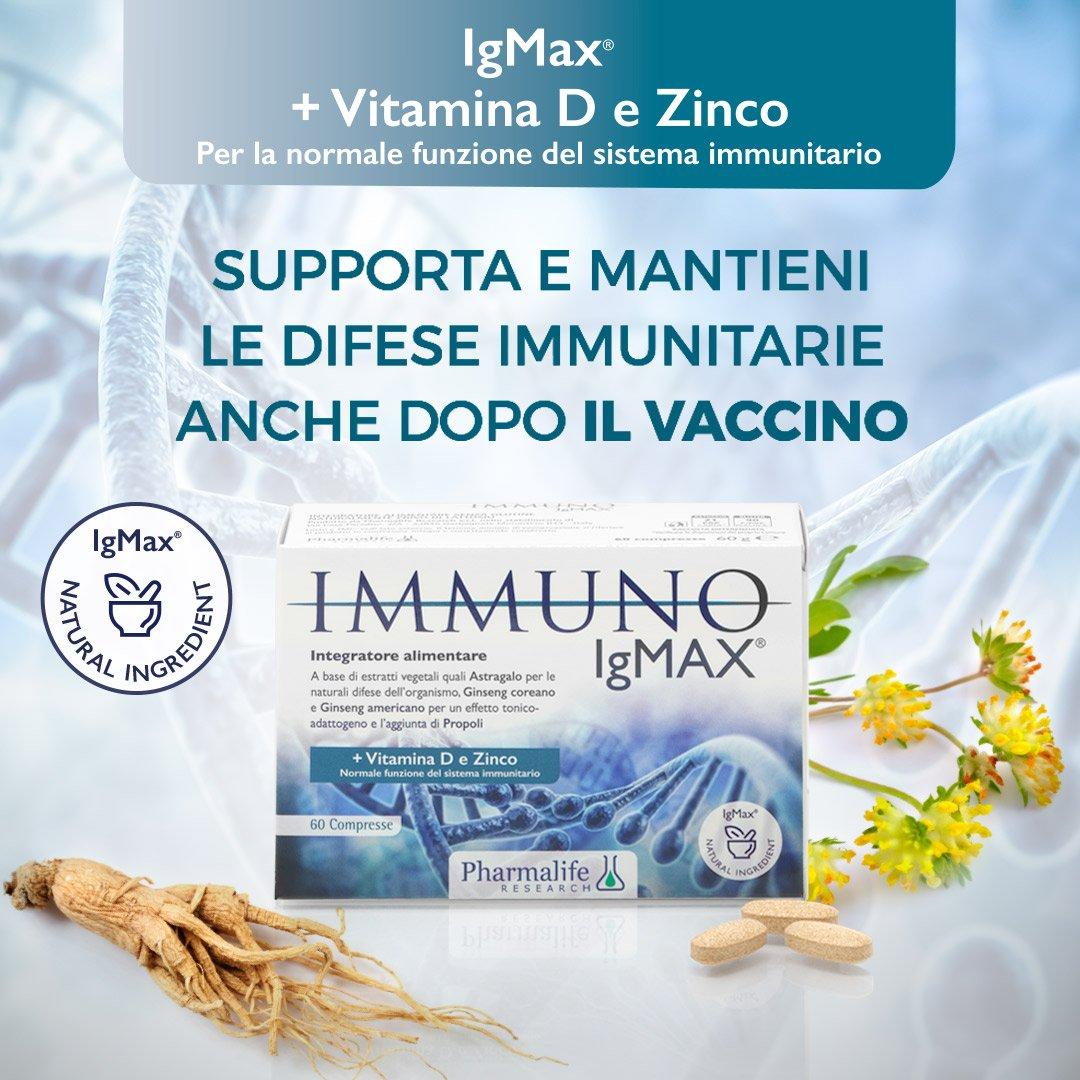 Pharmalife Immuno Igmax Integratore Alimentare - 3 Confezioni da 60 cp cad.