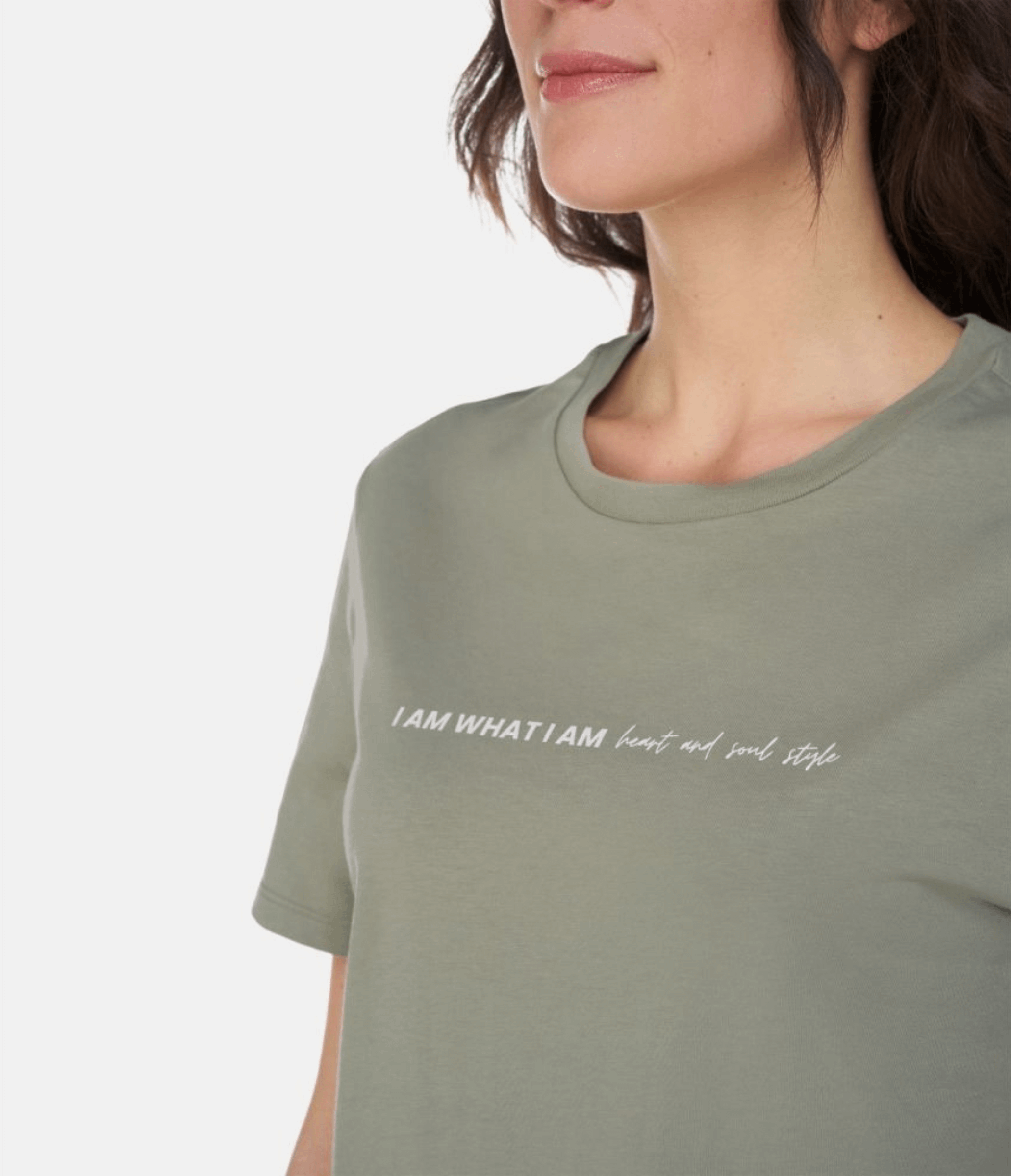 T-SHIRT BROOKLYN – I AM WHAT I AM - ALMOND GREEN