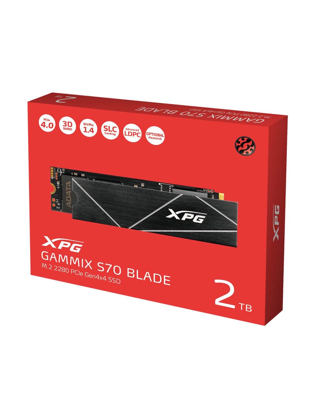 ADATA SSD M2 NVME XPG GAMMIX S70 BLADE 2TB GEN4x4 (certificata PS5 - SIAE)