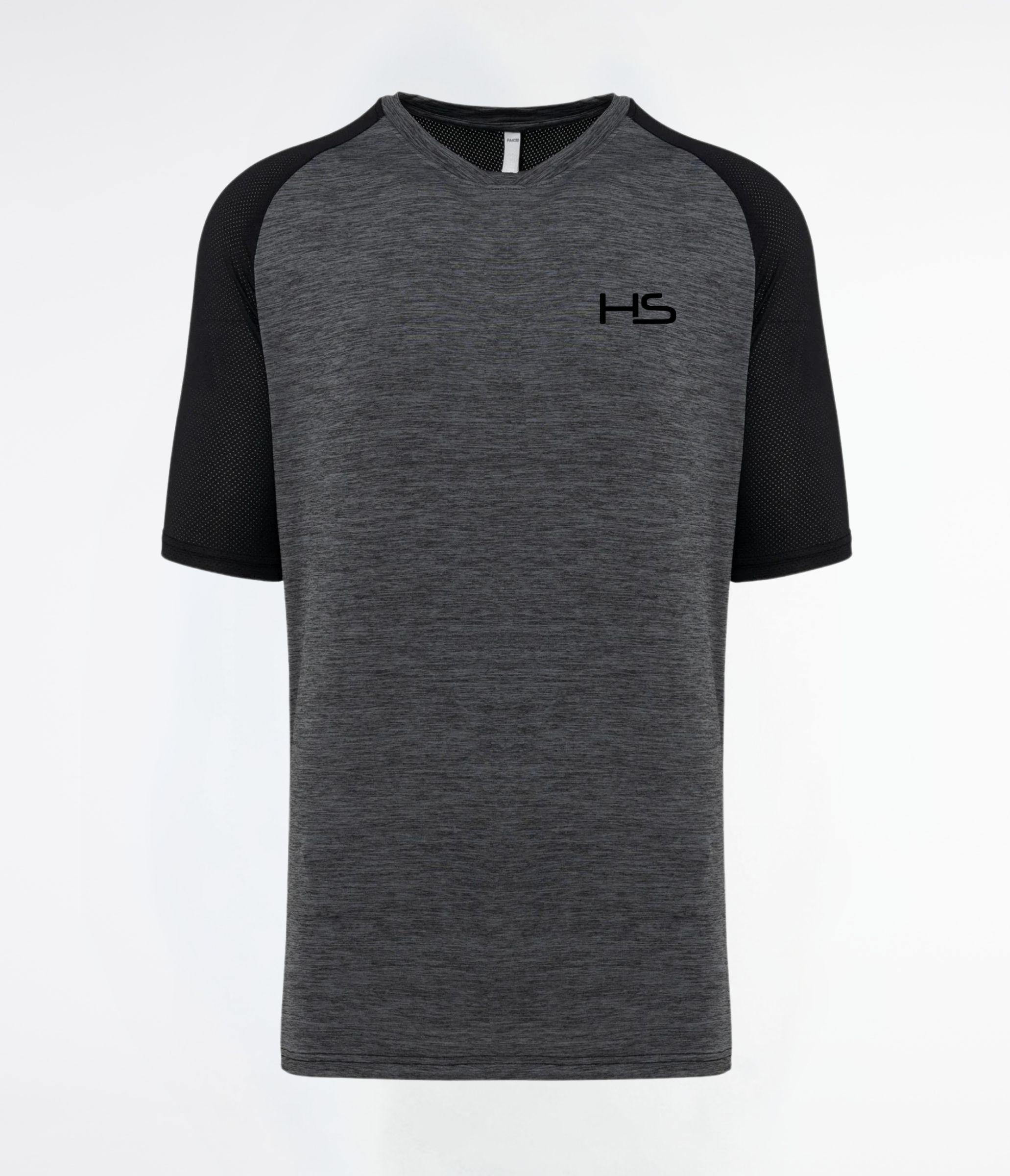 T-Shirt tennis/padel dark grey/black