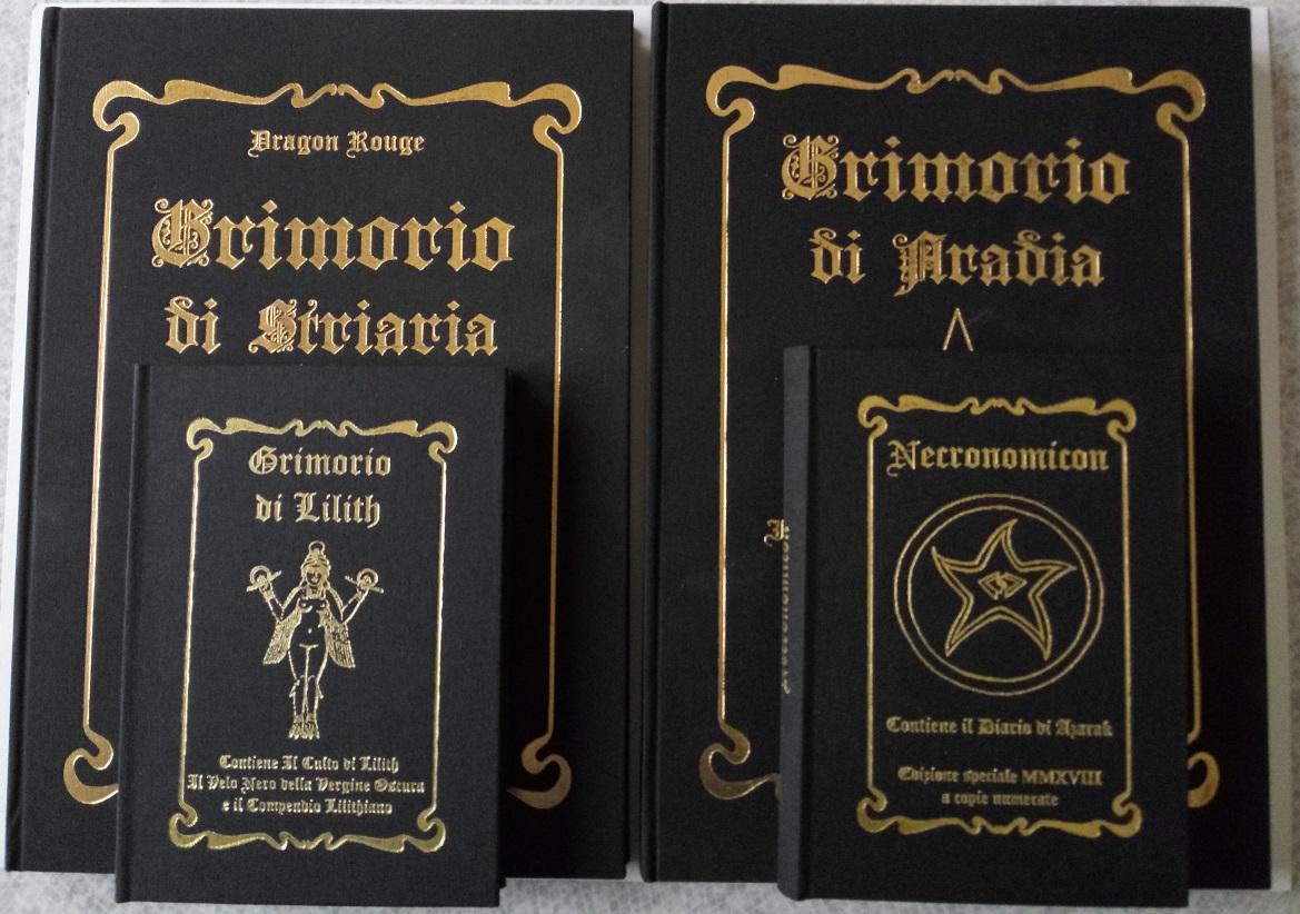 2 Grimori Stregoneria 1 Grimorio di Lilith 1 Necronomicon
