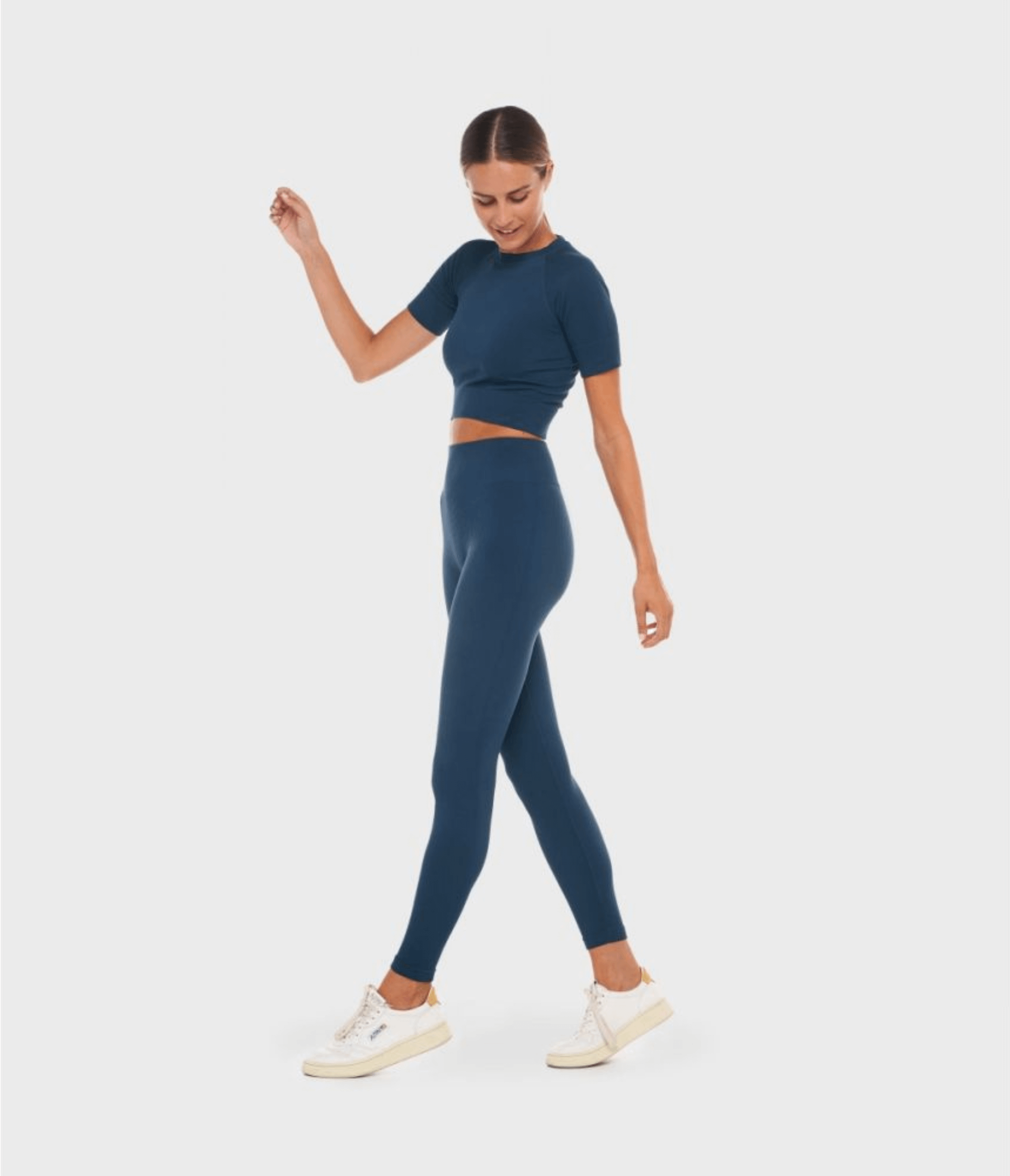 CROP TOP SPORTIVO - INFINITY – SPACE BLUE