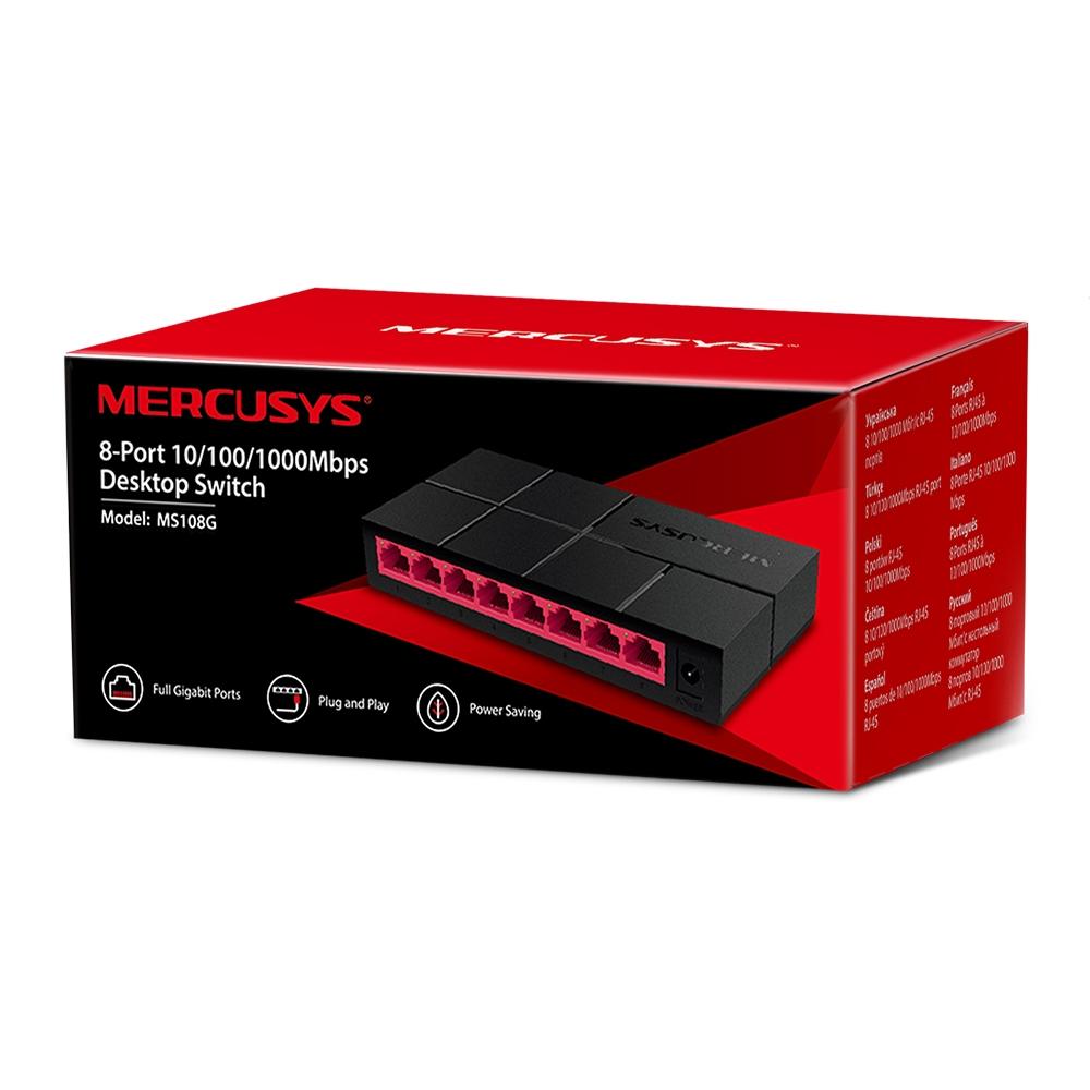 Switch 8 porte 10/100/1000 MERCUSYS mod. MS108G