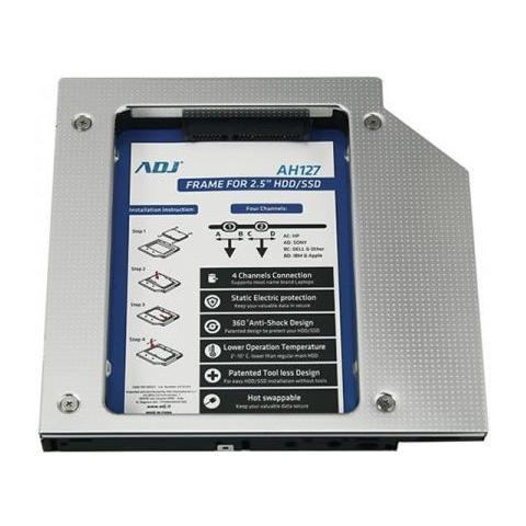 ADJ Frame AH127 per 1 HDD / SSD da 2.5'' SATA per Notebook