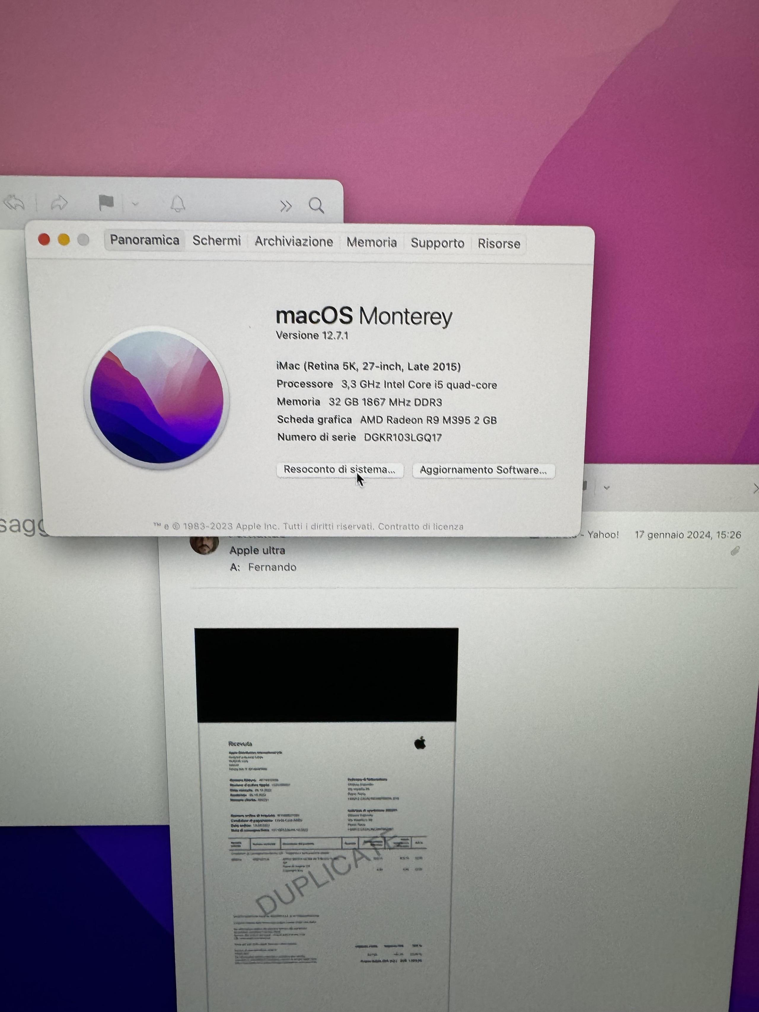 iMac 27" i5 quad-core 2015