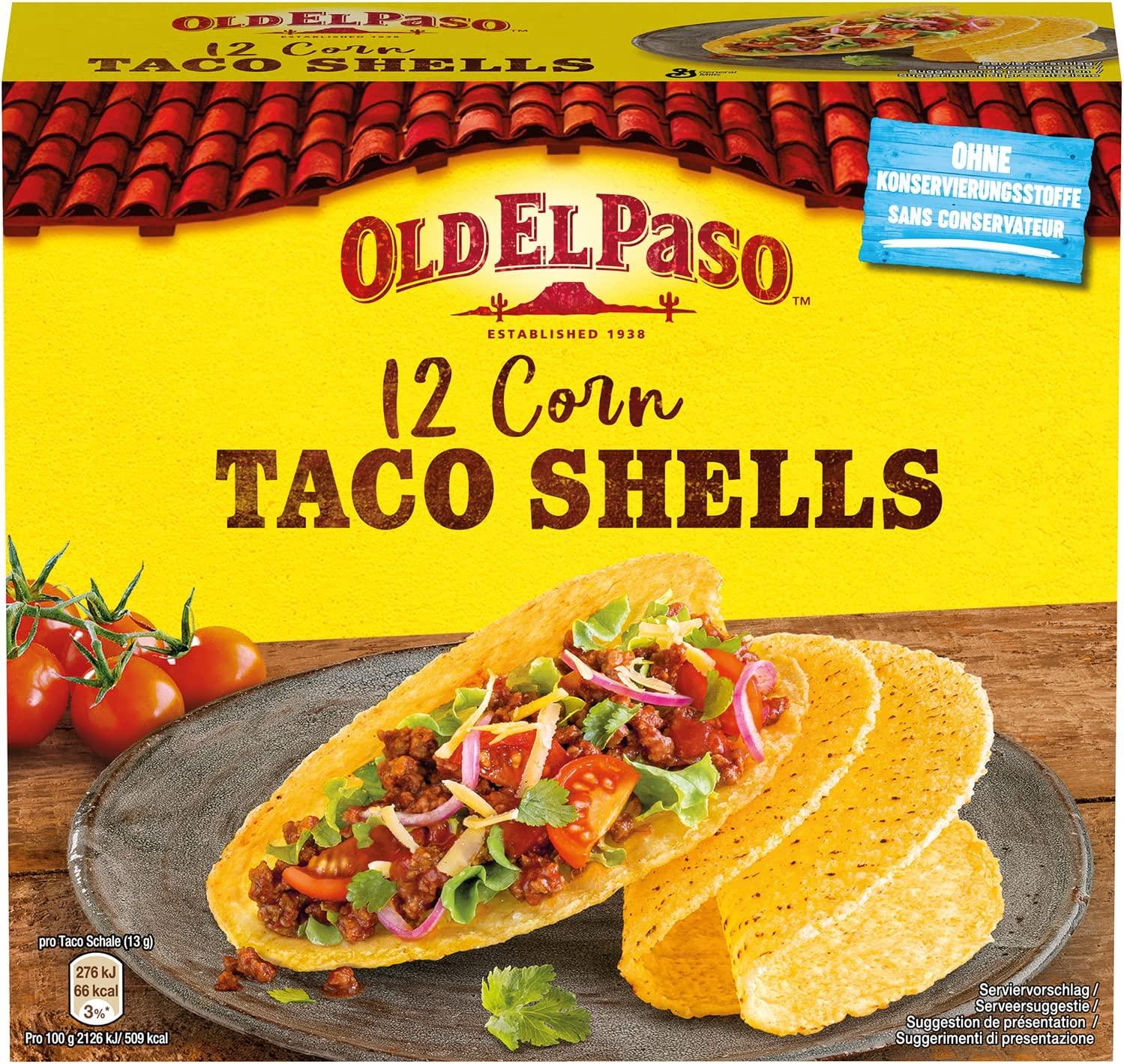 OldElPaso 12 Taco Shells 156 gr