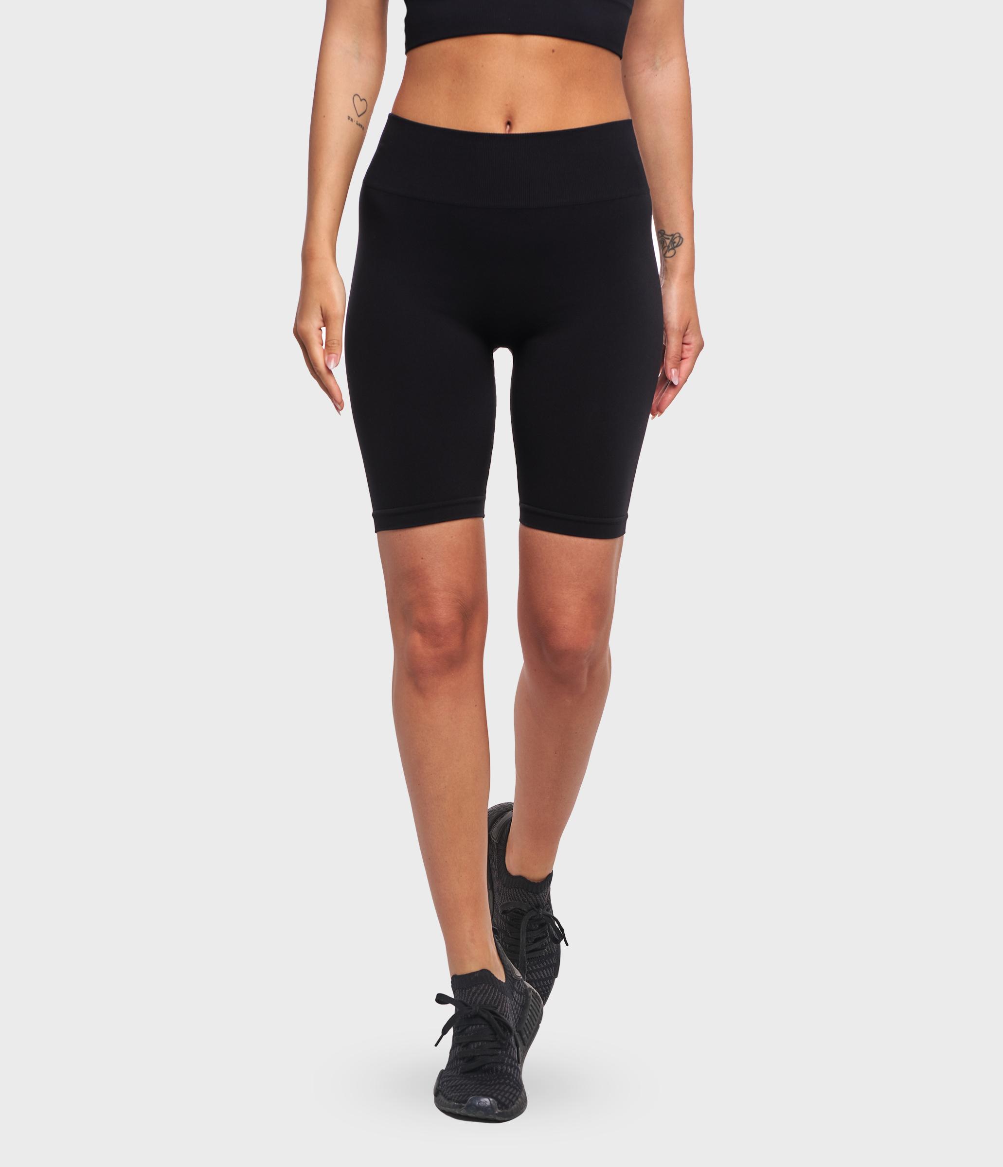 BIKER SHORTS SPORTIVI LEN ONE BLOCK - BLACK