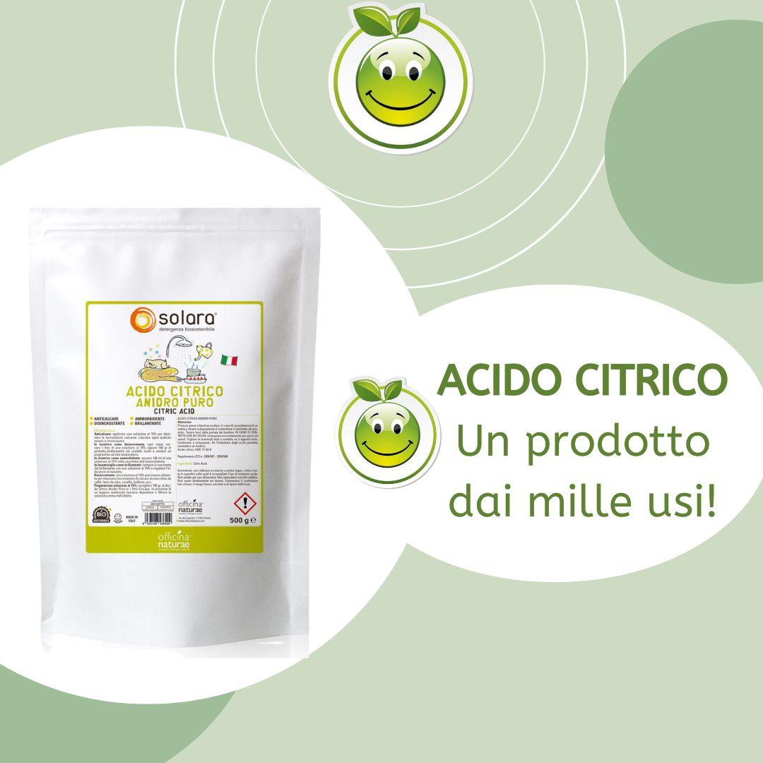 Acido citrico, un prodotto per tanti utili usi!