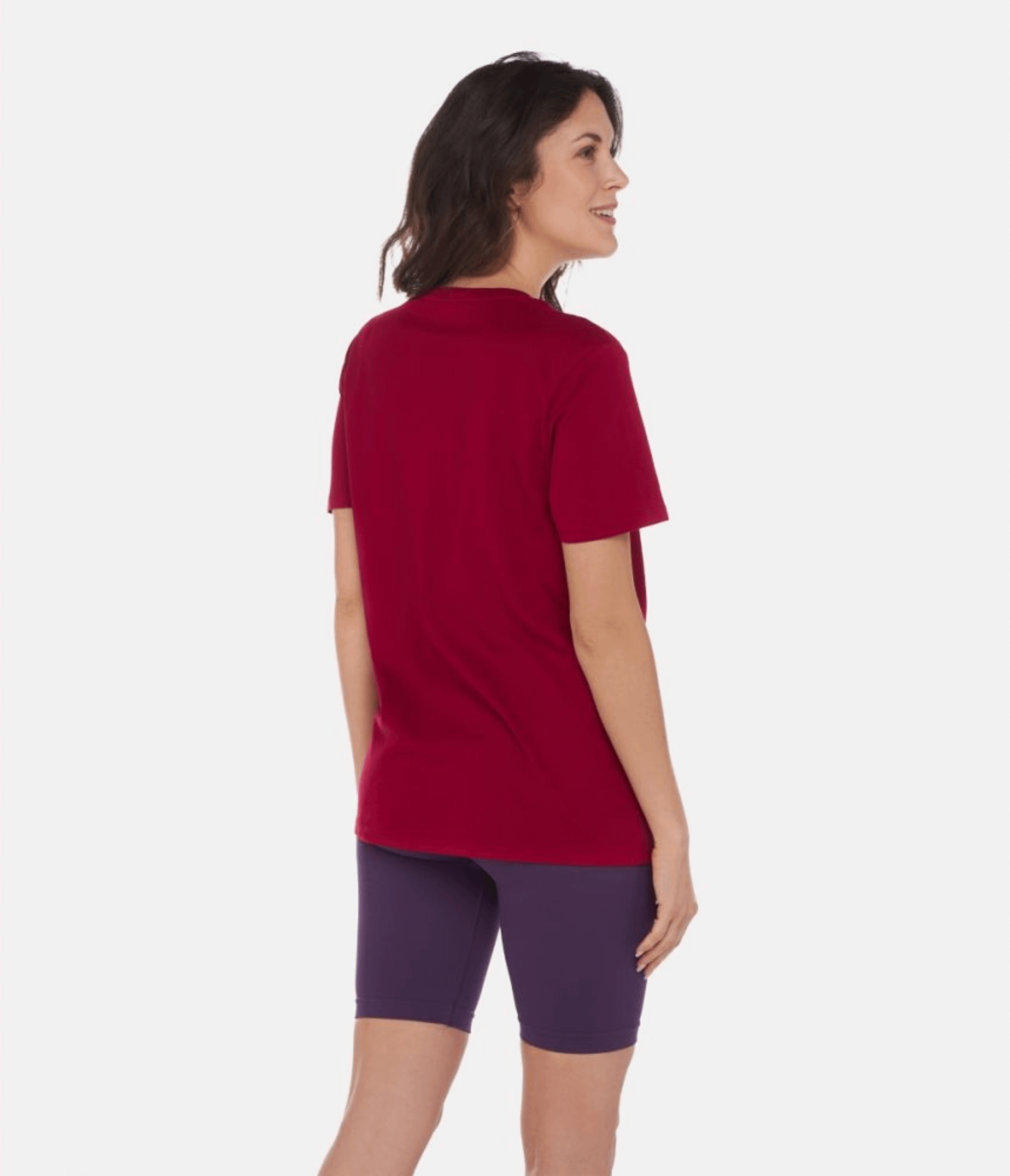 T-SHIRT BROOKLYN – SPORTS AND LEISURE – CHERRY