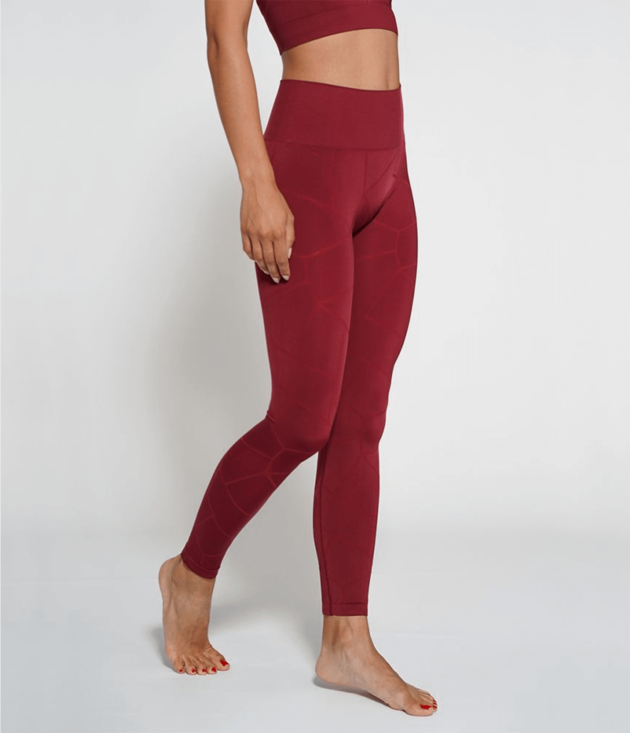 LEGGINGS TONGA SHIELD BURGUNDY - SEAMLESS