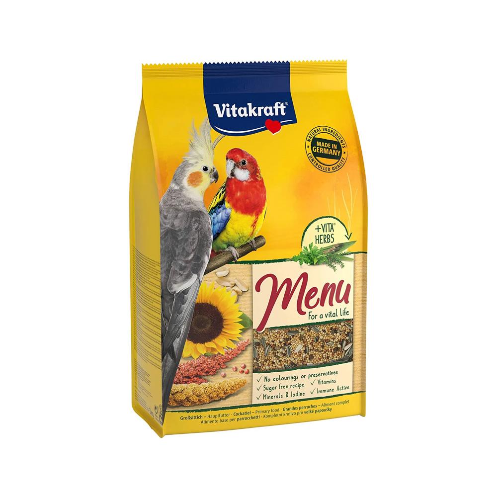 Vitakraft Premium Menu pappagalli 3kg - Alimenti Uccelli