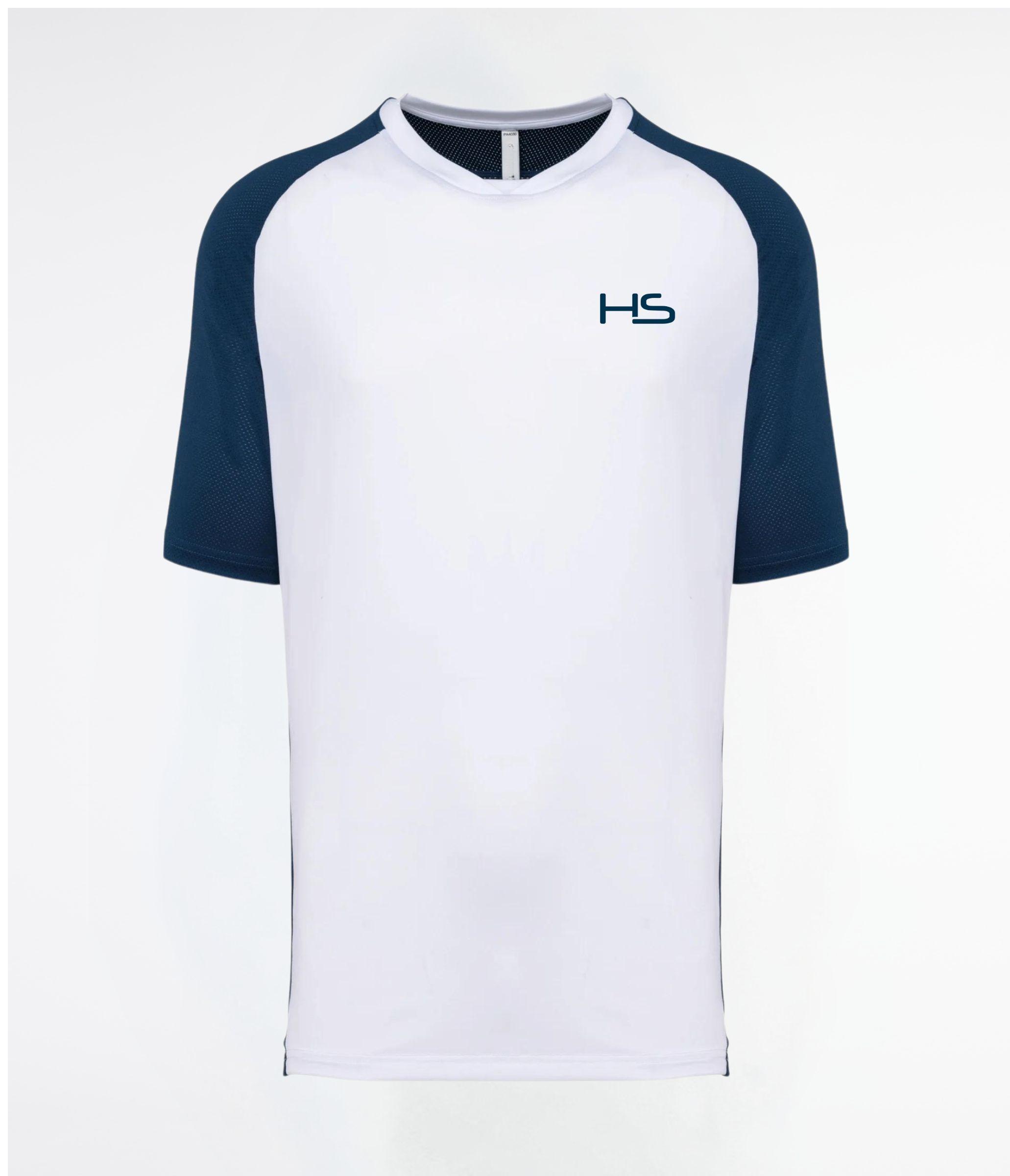 T-Shirt tennis/padel white/sporty navy