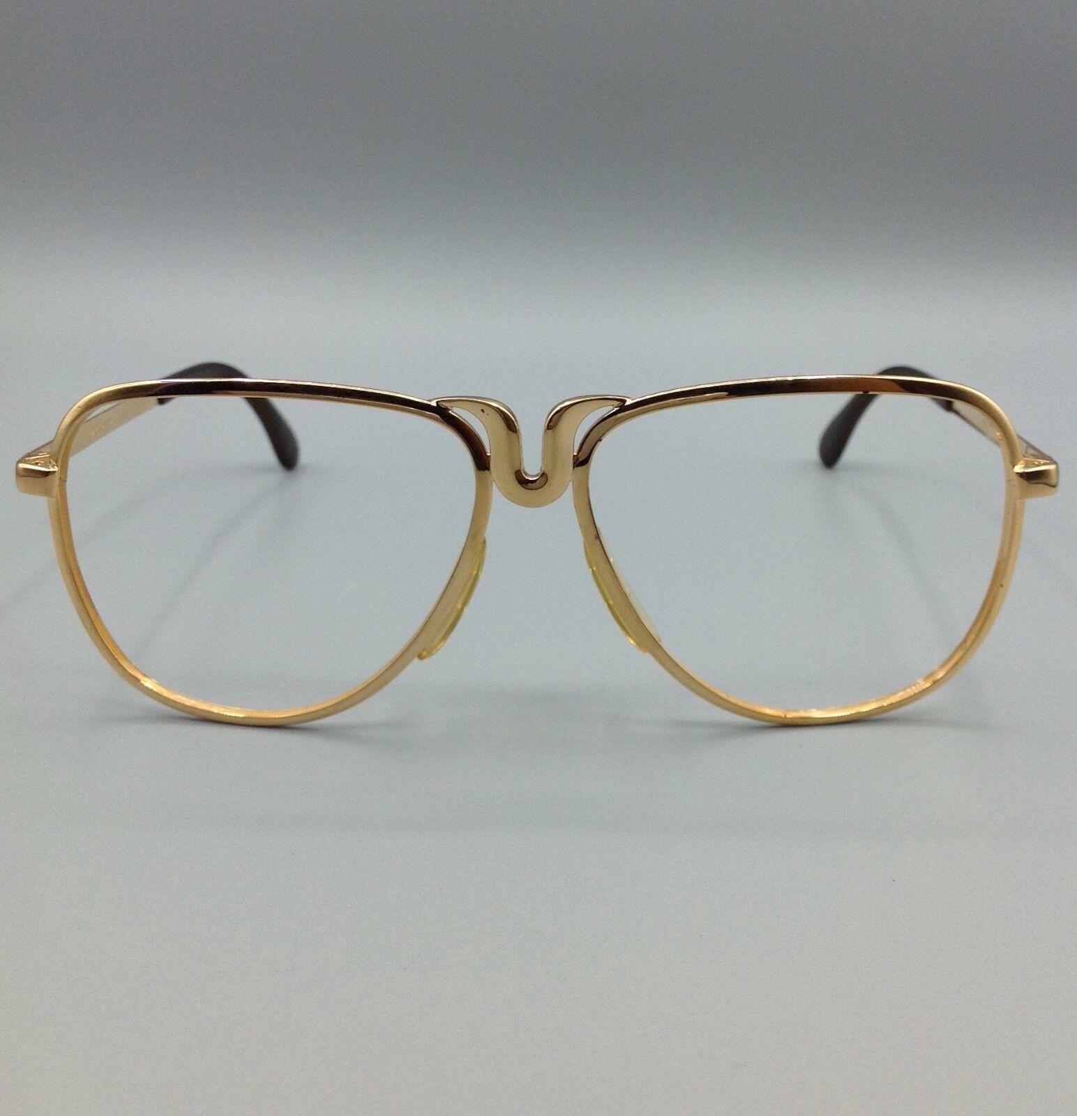 VINTAGE Marwitz 7806 BC2 cal.56 occhiali eyeglasses gold frame made in Germany