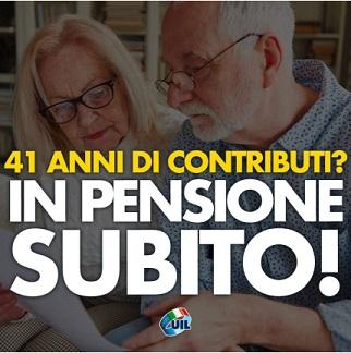 41 Anni Di Contributi In Pensione Subito