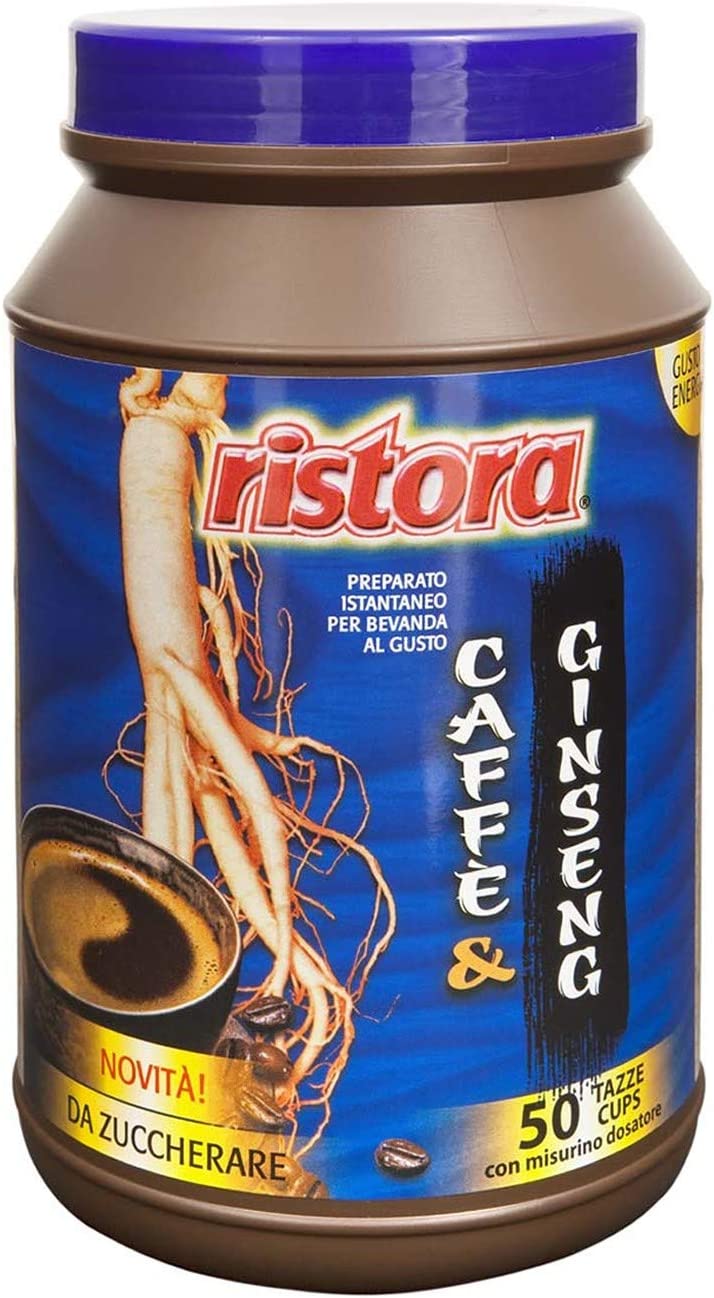 Ristora - Caffè Istantaneo al Ginseng da Zuccherare - 500 g - Preparato Istantaneo