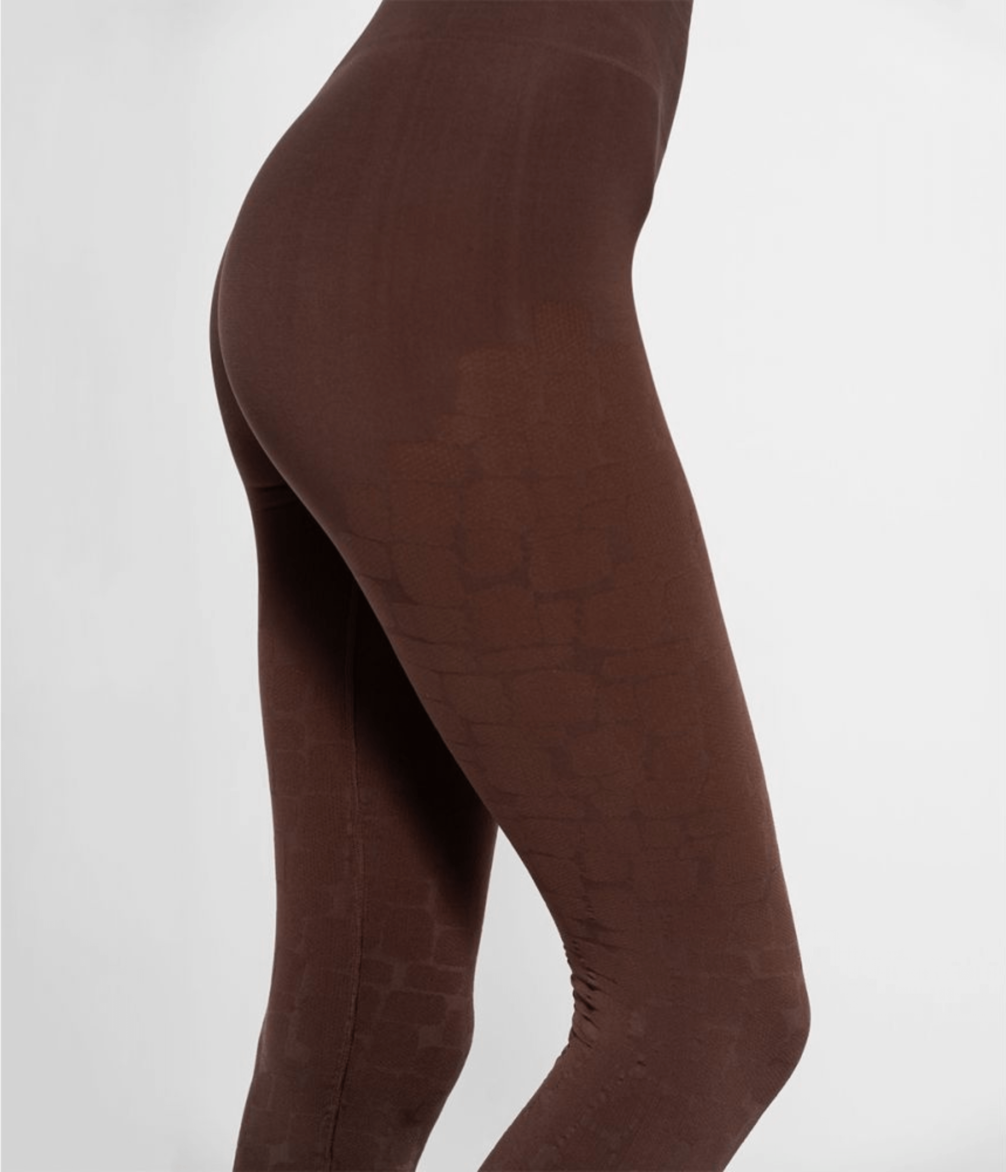 LEGGINGS DAPHNE FLAKES CHOCO - SEAMLESS