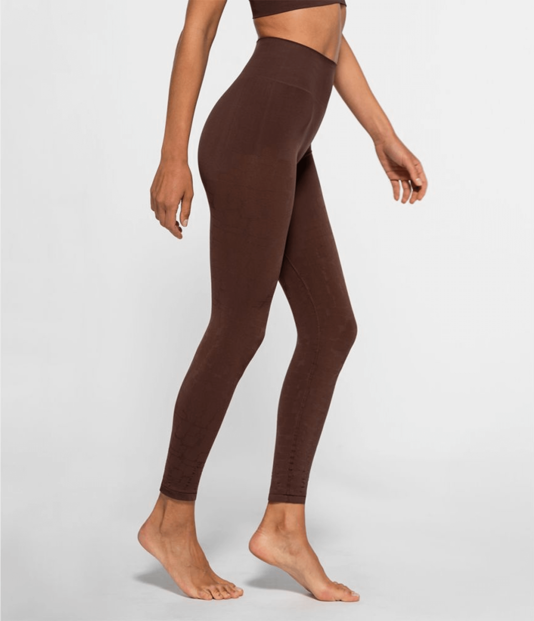 LEGGINGS DAPHNE FLAKES CHOCO - SEAMLESS