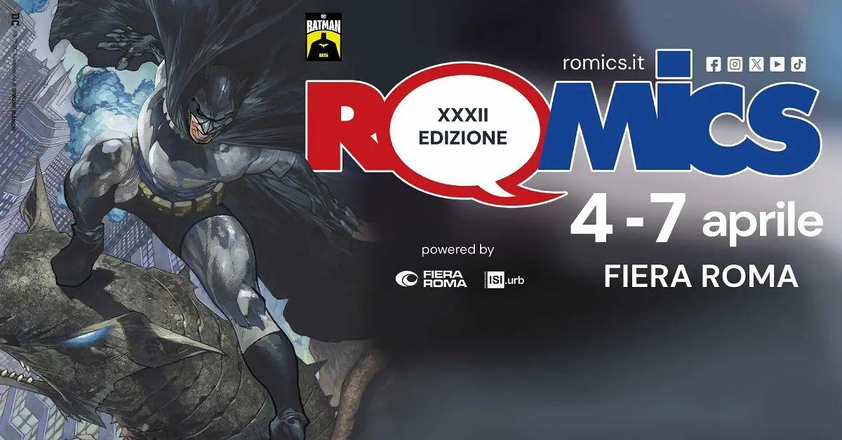 Oggi inizia la XXXII Edizione di Romics, il festival internazionale del fumetto, animazione, cinema e games di Roma.