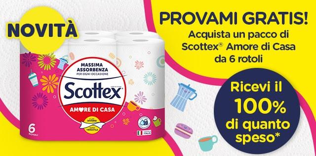 Spendi E Riprendi Scottex Prova Gratis Il Nuovo Scottex Amore Di Casa