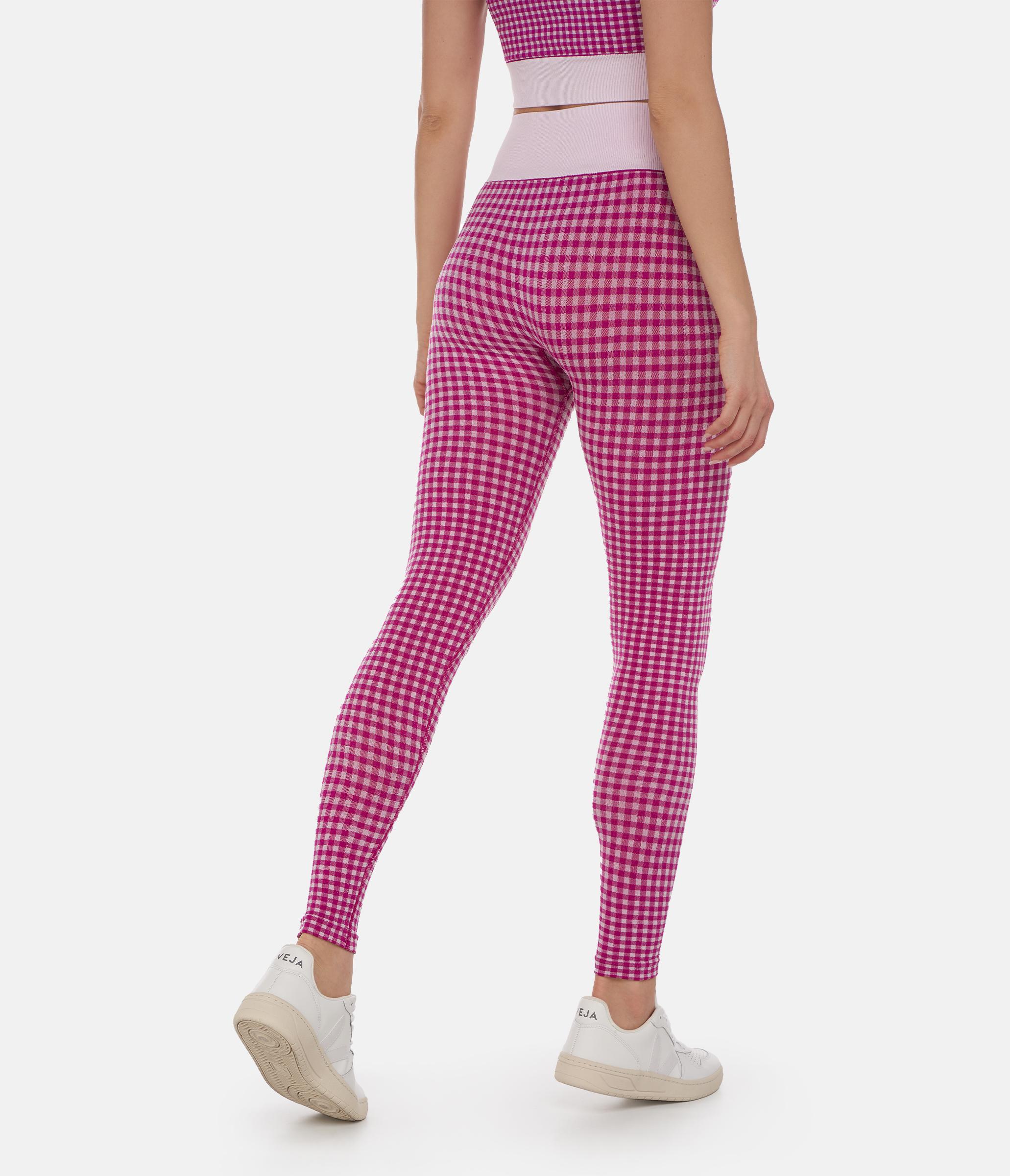 LEGGINGS SUTTON – VICHY – WHITE AND ORCHID