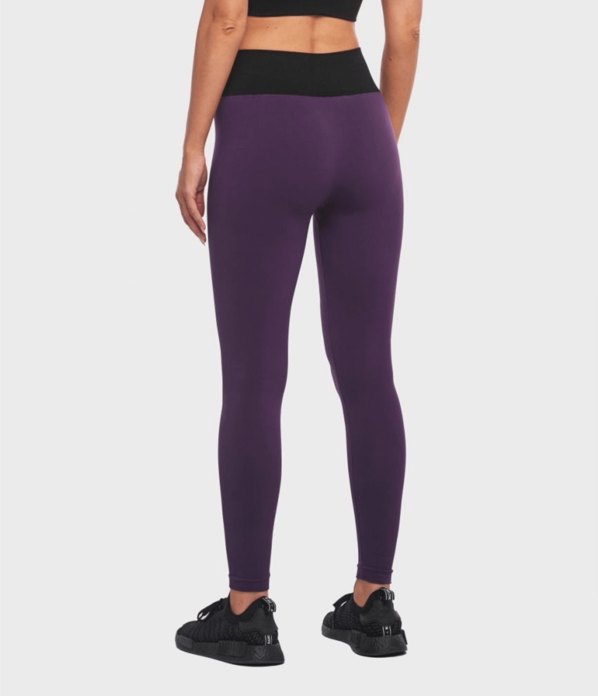 LEGGINGS SPORTIVO RIVINGTON - BRB – DARK PURPLE/BLACK