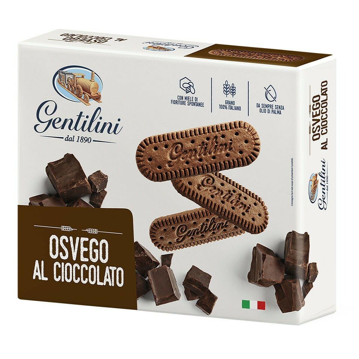 Biscotti Gentilini Osvego al Cioccolato 1000 gr. - Confezione da 4 x 250 gr.