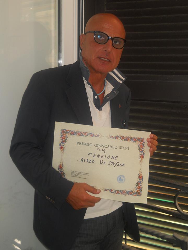 Ritiro del Premio "Giancarlo Siani" alla sede de 'Il Mattino'