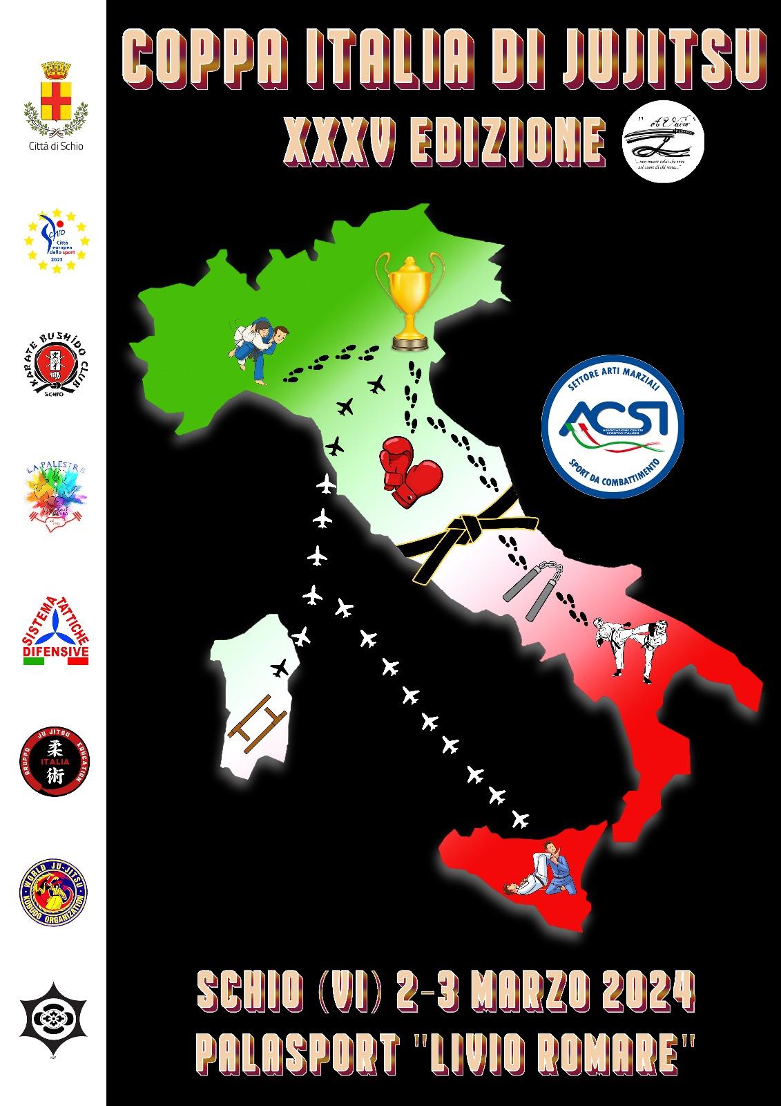35° Stage Internazionale e Coppa Italia di Ju Jitsu