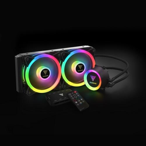 GAMDIAS RAFF.LIQUIDO CHIONE M2-240R 3*FAN ARGB TELECOMANDO + SYNC SOFTWARE