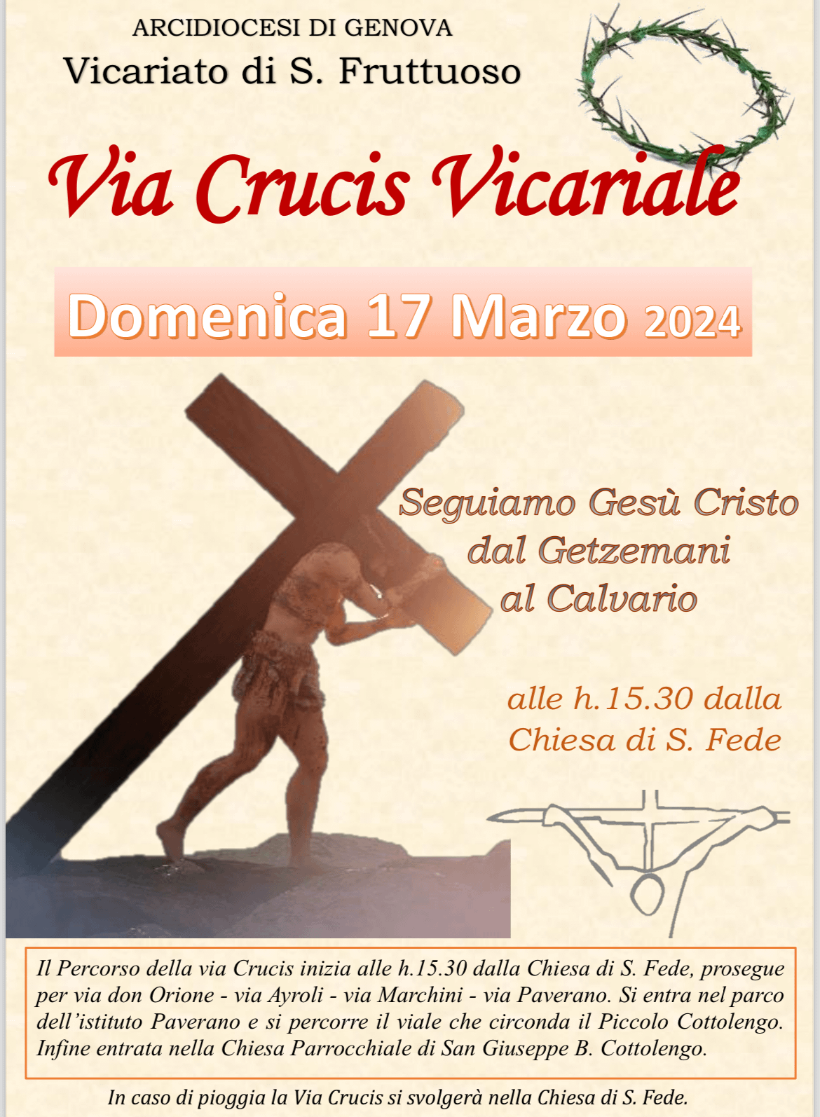 Via crucis vicariale - Domenica 17 Marzo 2024