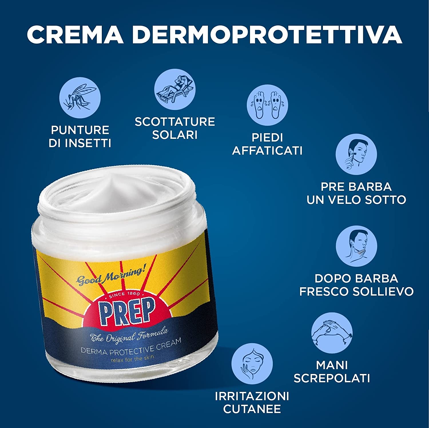 PREP Crema Dermoprotettiva Lenitiva 75 ml - 3 Pezzi