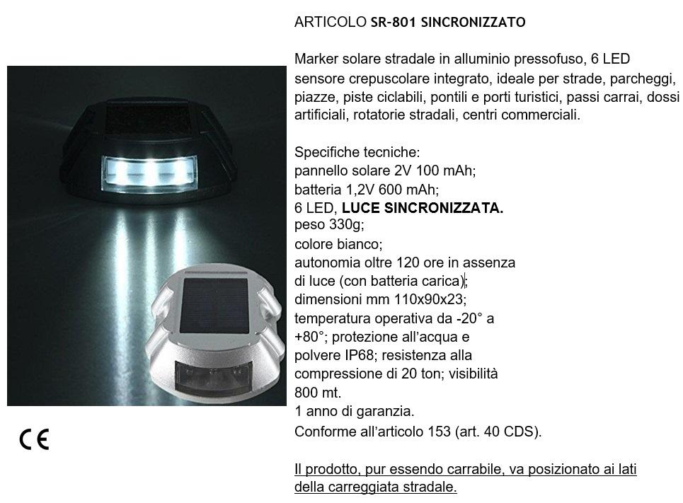 ART. SR801S luce sincronizzata