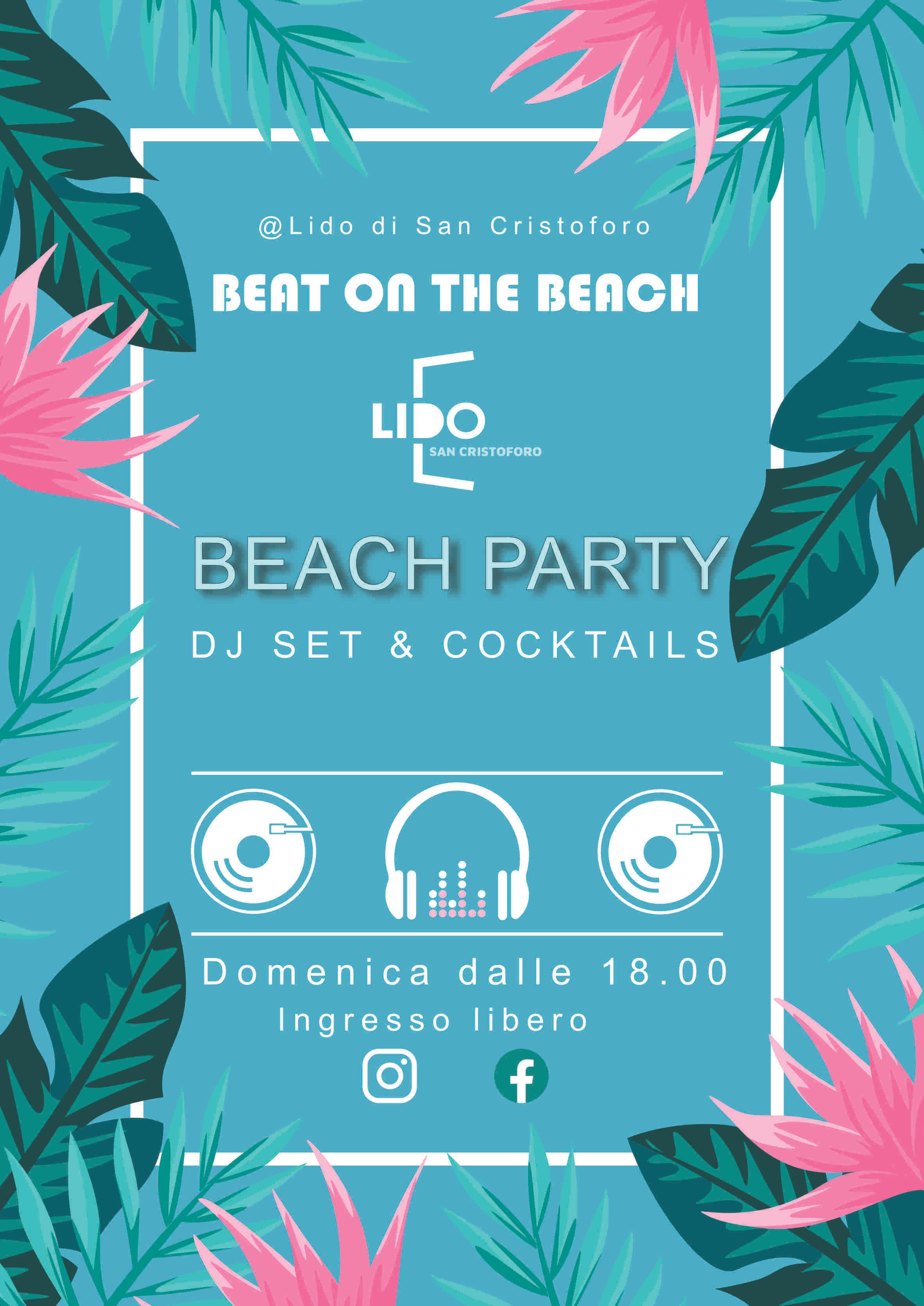 beat on the beach, aperitivo dj set, festa, party