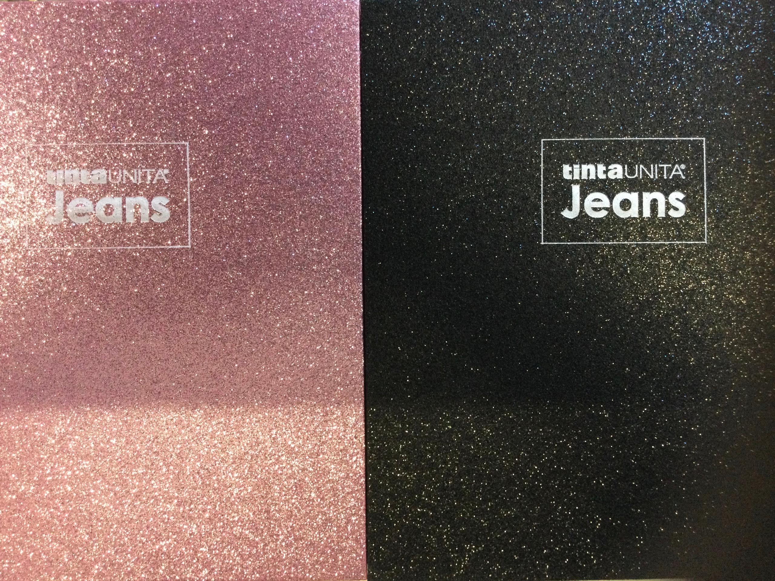 Linea Glitter jeans tinta unita