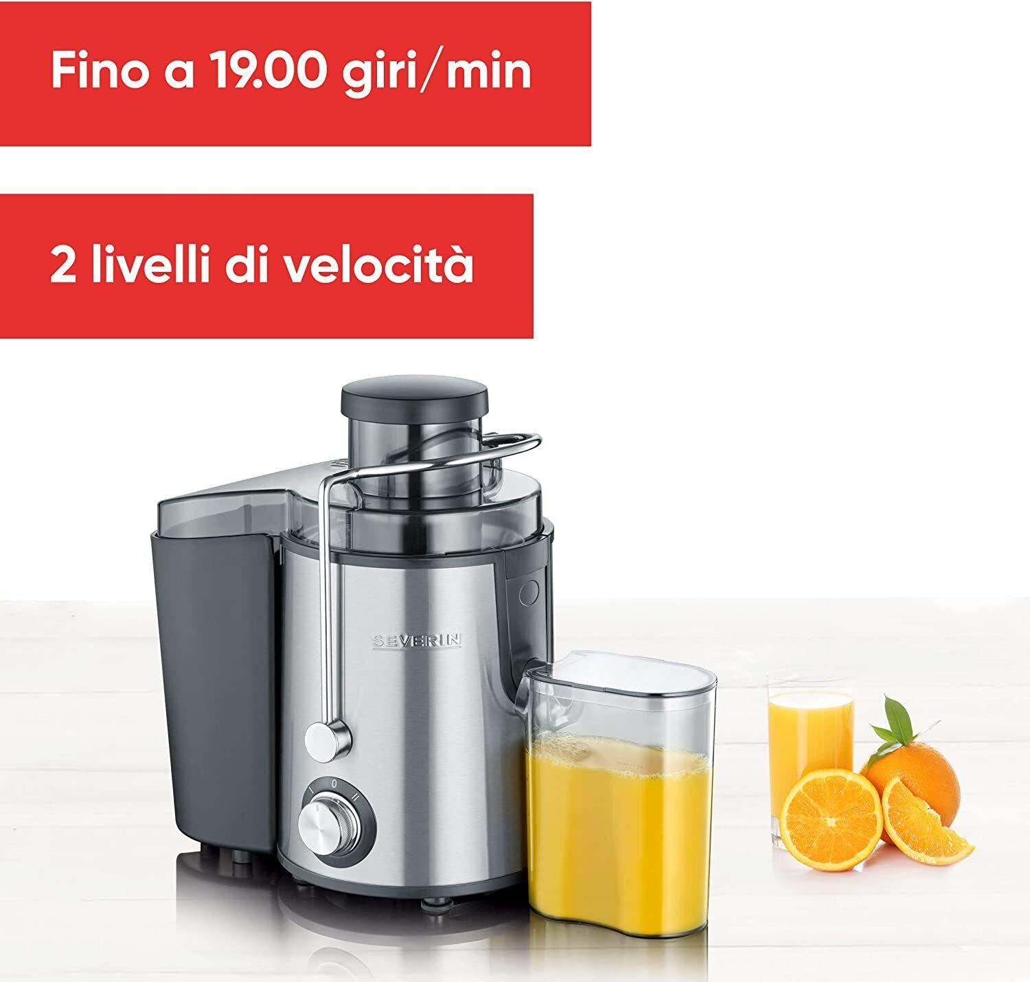 Severin ES 3566 Centrifuga Professionale 400W BPA Free in Acciaio Inox