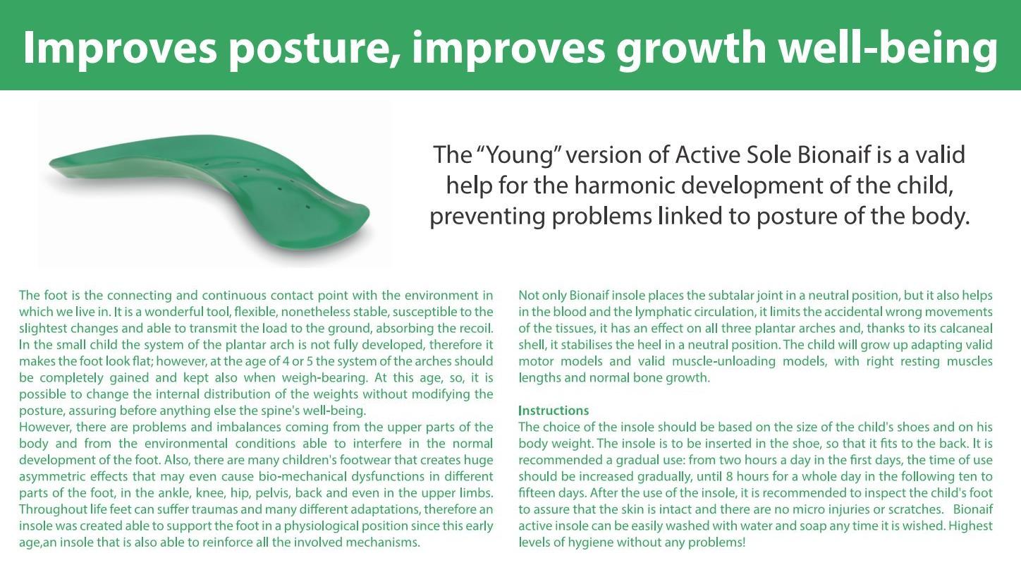 Bionaif Young Postural Insoles