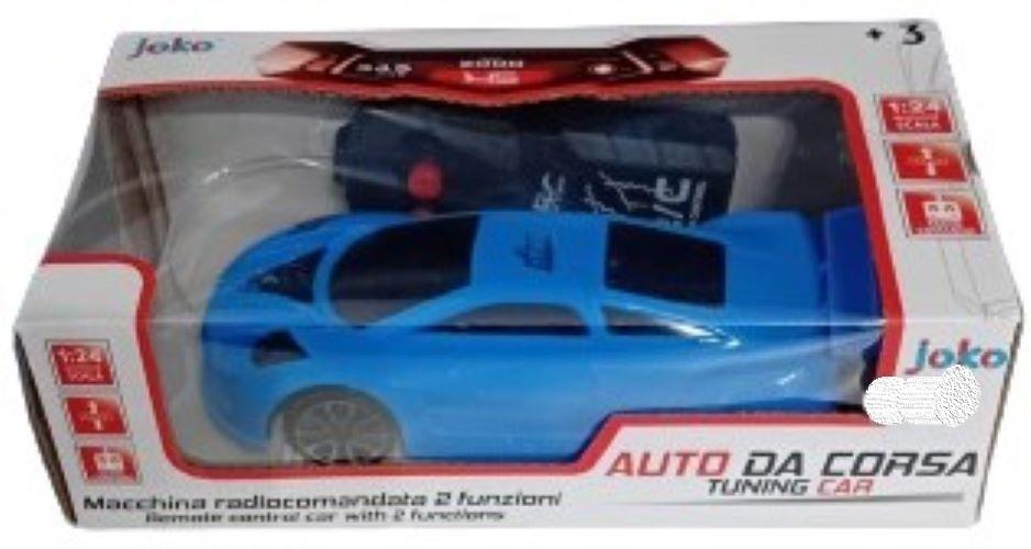 Auto radio comandata blu 1.24