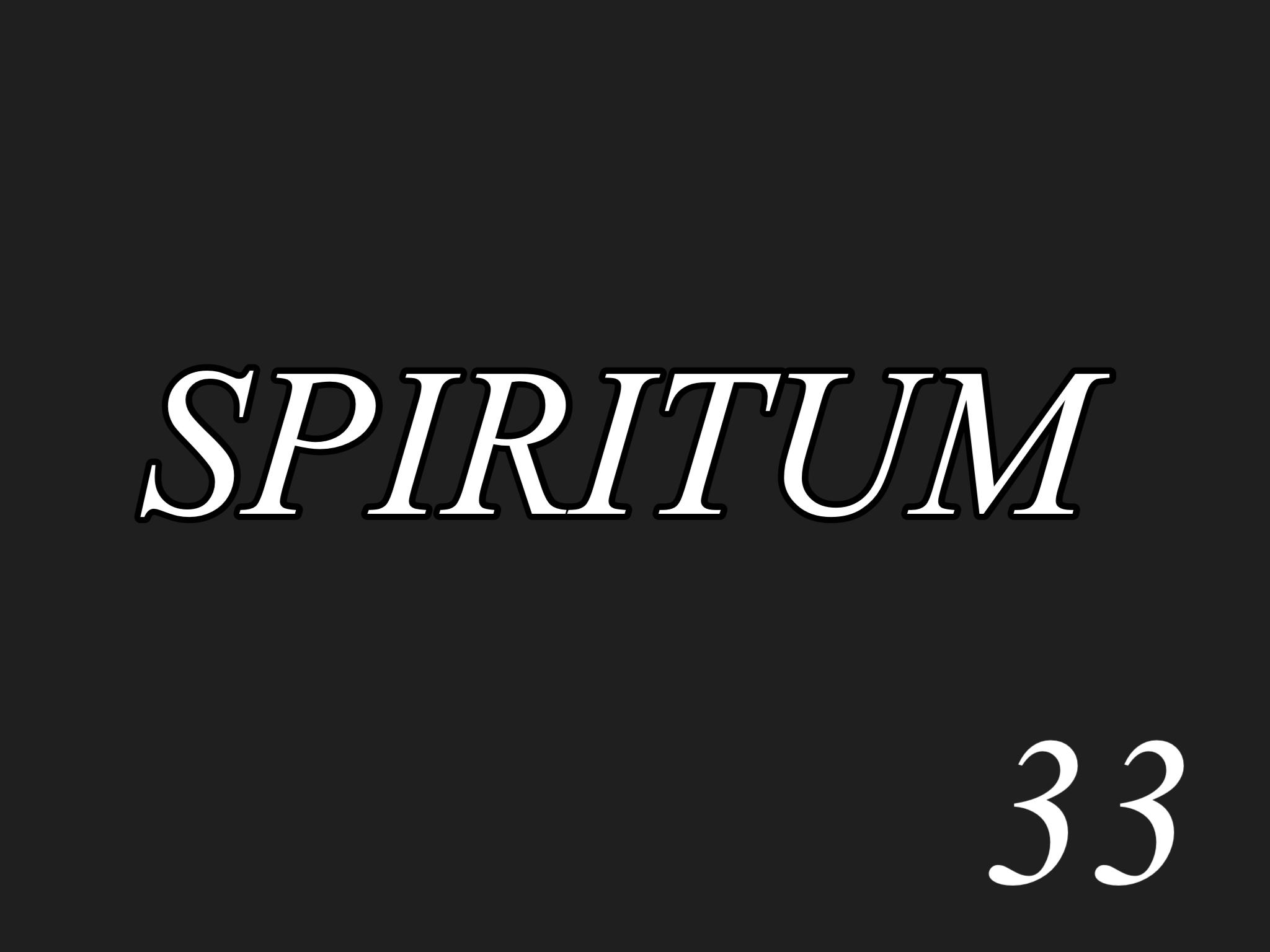 SPIRITUM 33 ESSENZA