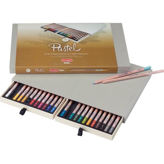 BRUYNZEEL - Pastel - Set 24 matite colorate mina a pastello professionali