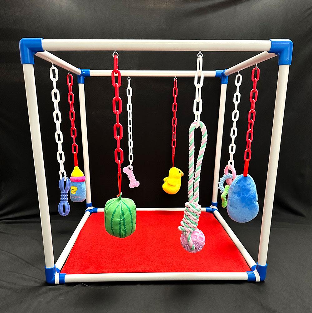 PUPPY GYM 8 TOYS COLORS