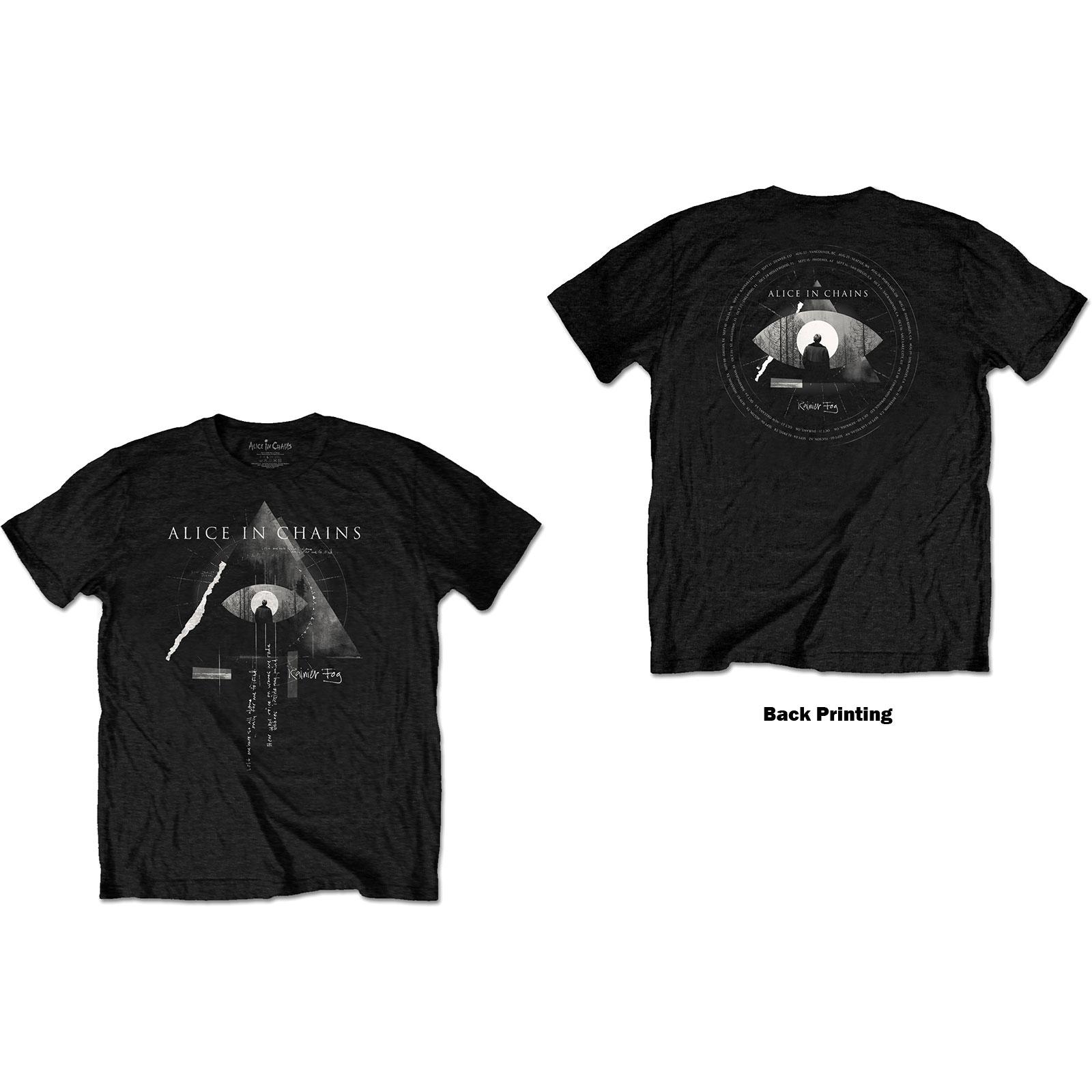 T-shirt Alice in Chains fog mountain